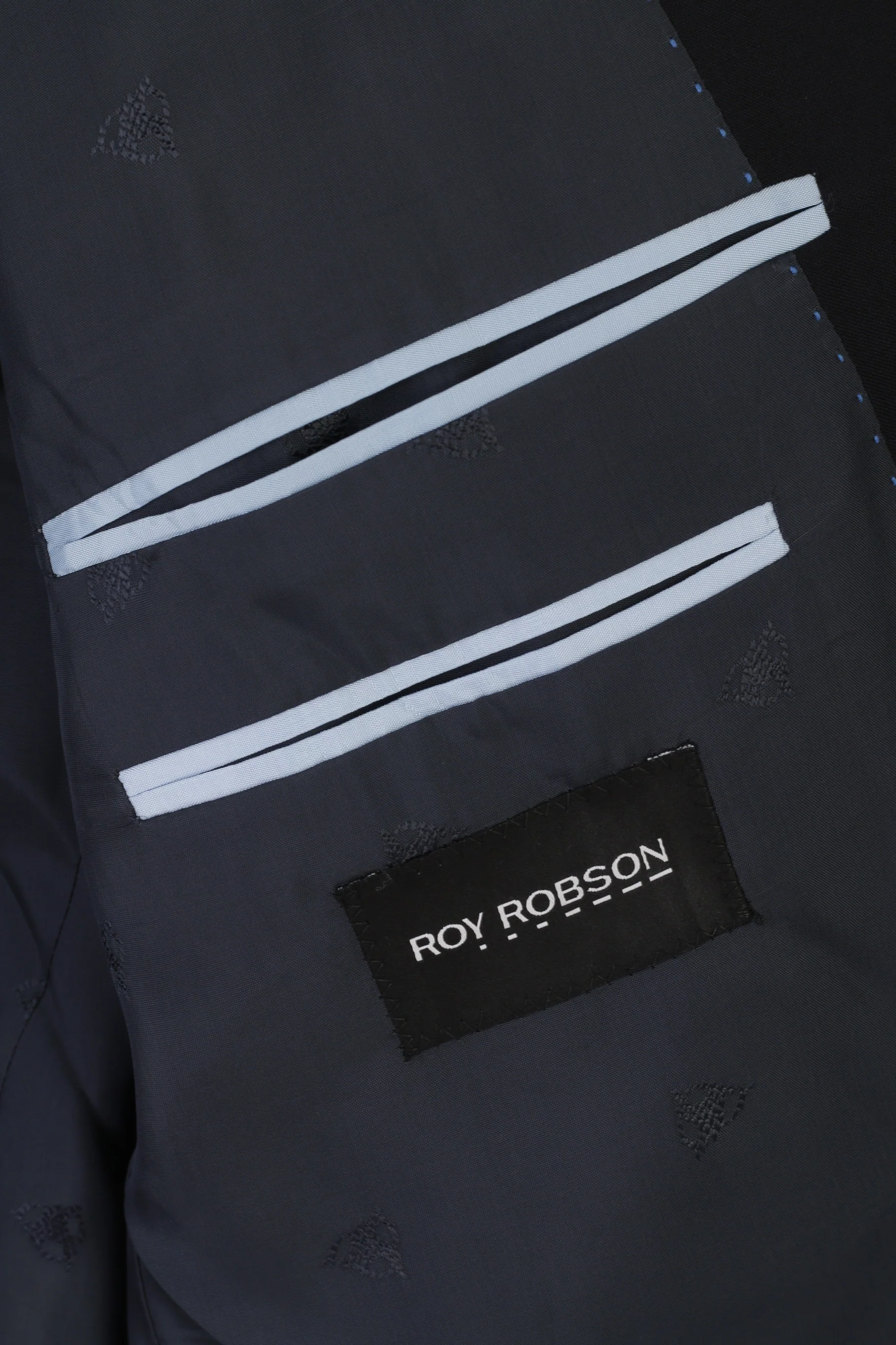 Roy Robson Men 27 42 Blazer Navy 100% Wool Reda Super 110 Single Breasted Jacket - Image 4