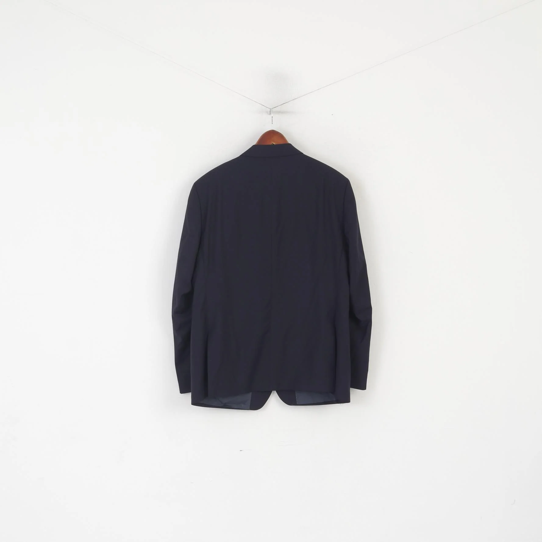 Roy Robson Men 27 42 Blazer Navy 100% Wool Reda Super 110 Single Breasted Jacket - Image 7