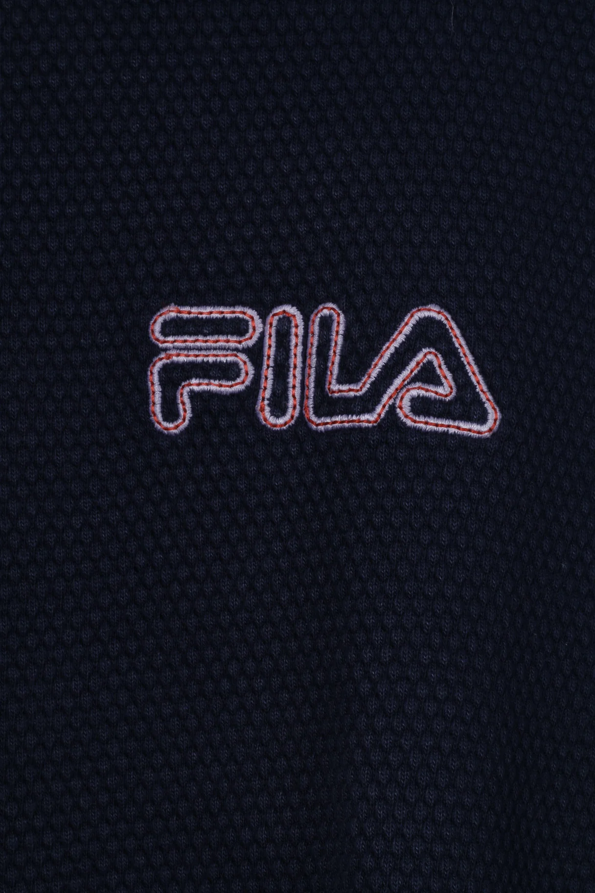 FILA Mens XL Sweatshirt Navy Cotton Blend Crew Neck Logo Classic Training Top - Image 3
