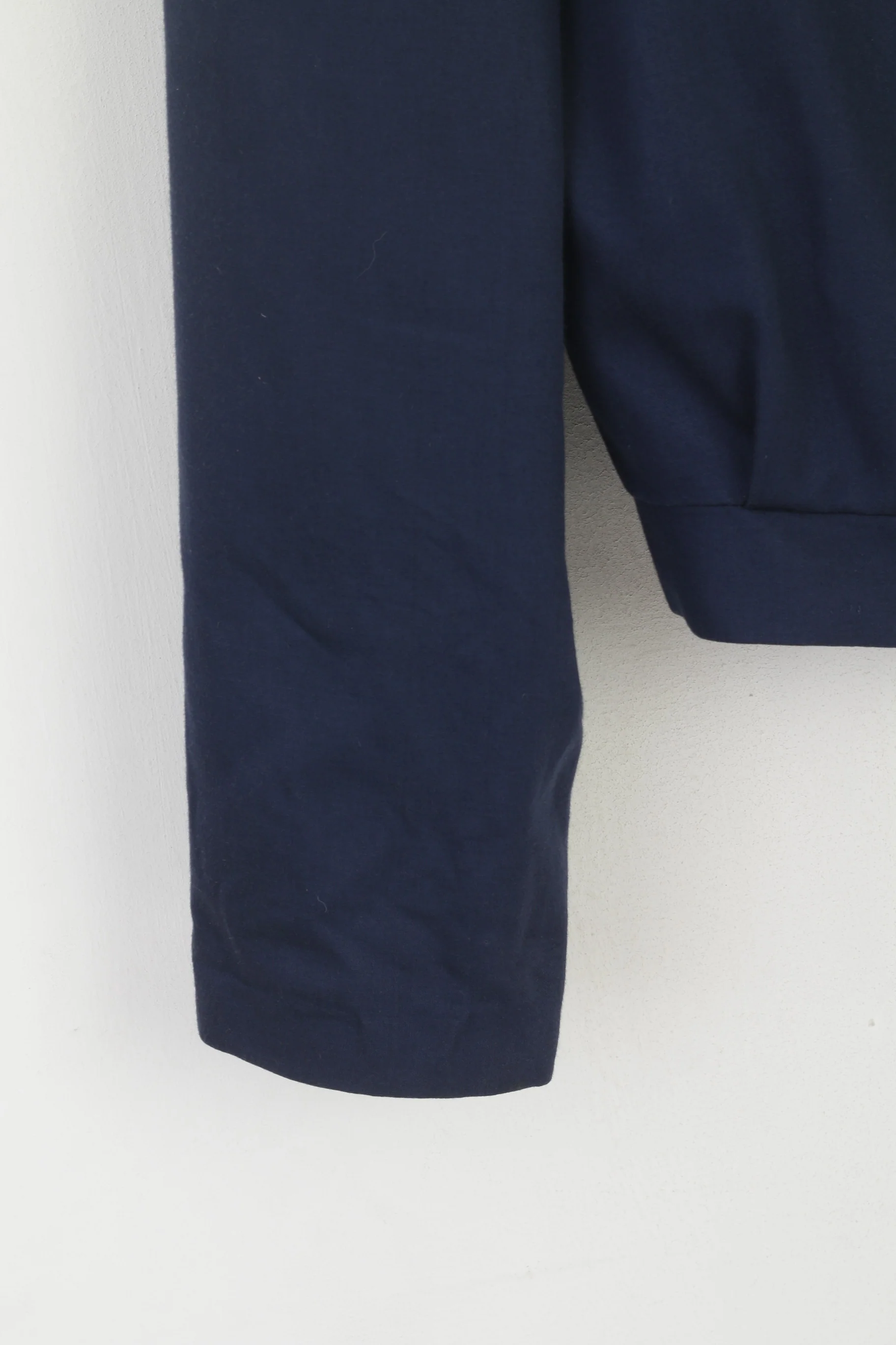 Rudy St-Clair Men M Jacket Navy Wool Elegant Paris Shoulder Pads Blazer - Image 3