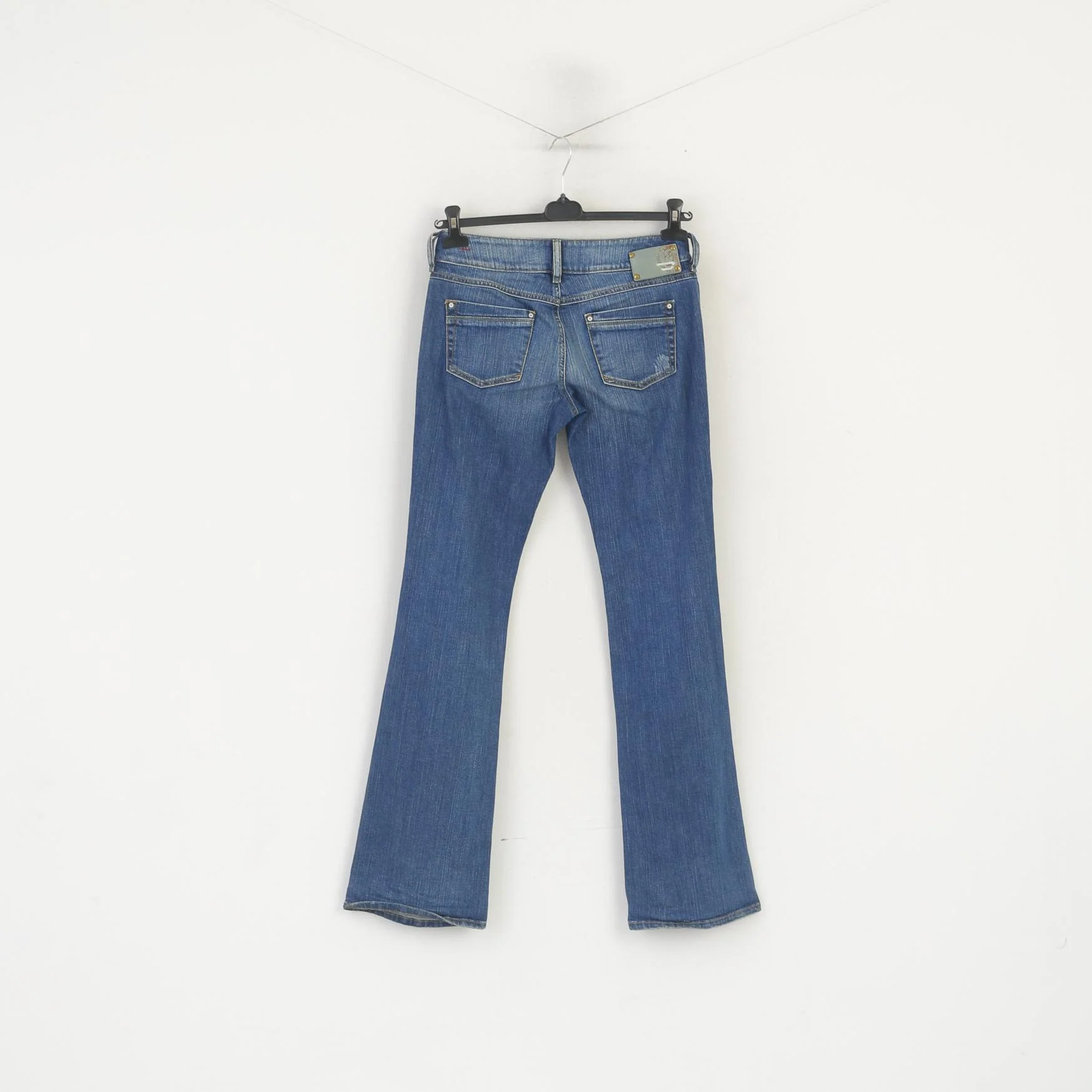 Diesel Industry Women 28 Jeans Trousers Blue Denim Cotton Ronhar Stretch Pants - Image 6
