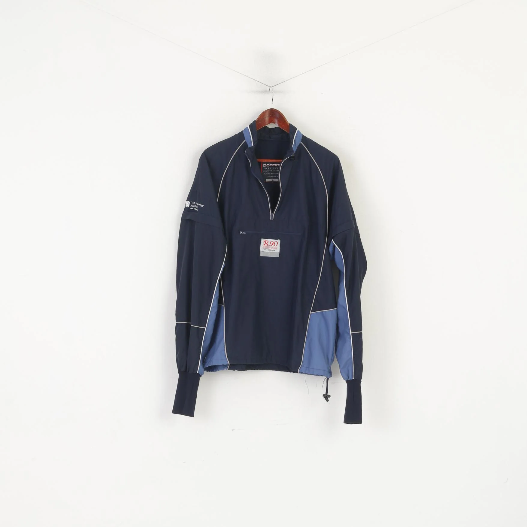 Dobsom Women L Tracksuit Navy Sport R-90 Lightweight Pants Jacket Running Set - Image 3