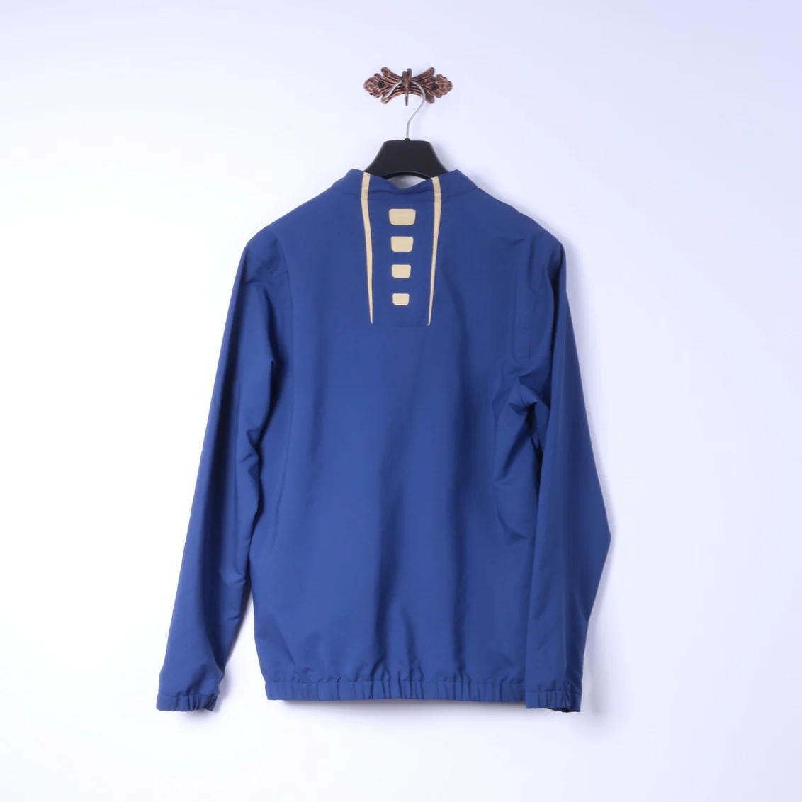 Umbro Mens L Pullover Jacket Blue Lightweight Sportswear Avtive Run Gym Top - Image 7