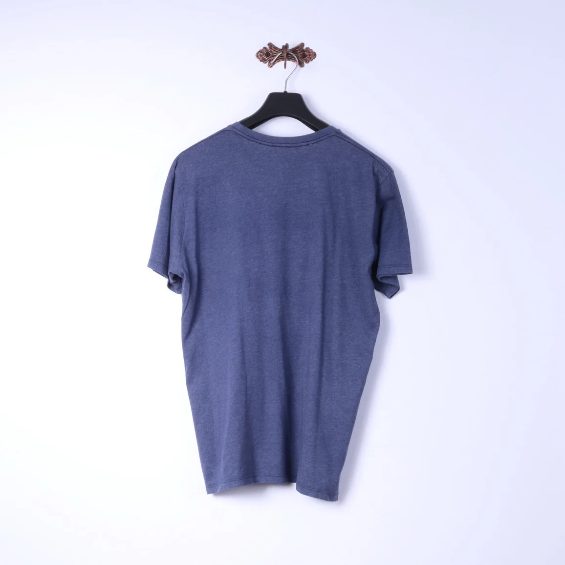 Junk Food Mens L T-Shirt Blue Cotton Graphic Kiss The Cook Classic Tee Top - Image 6
