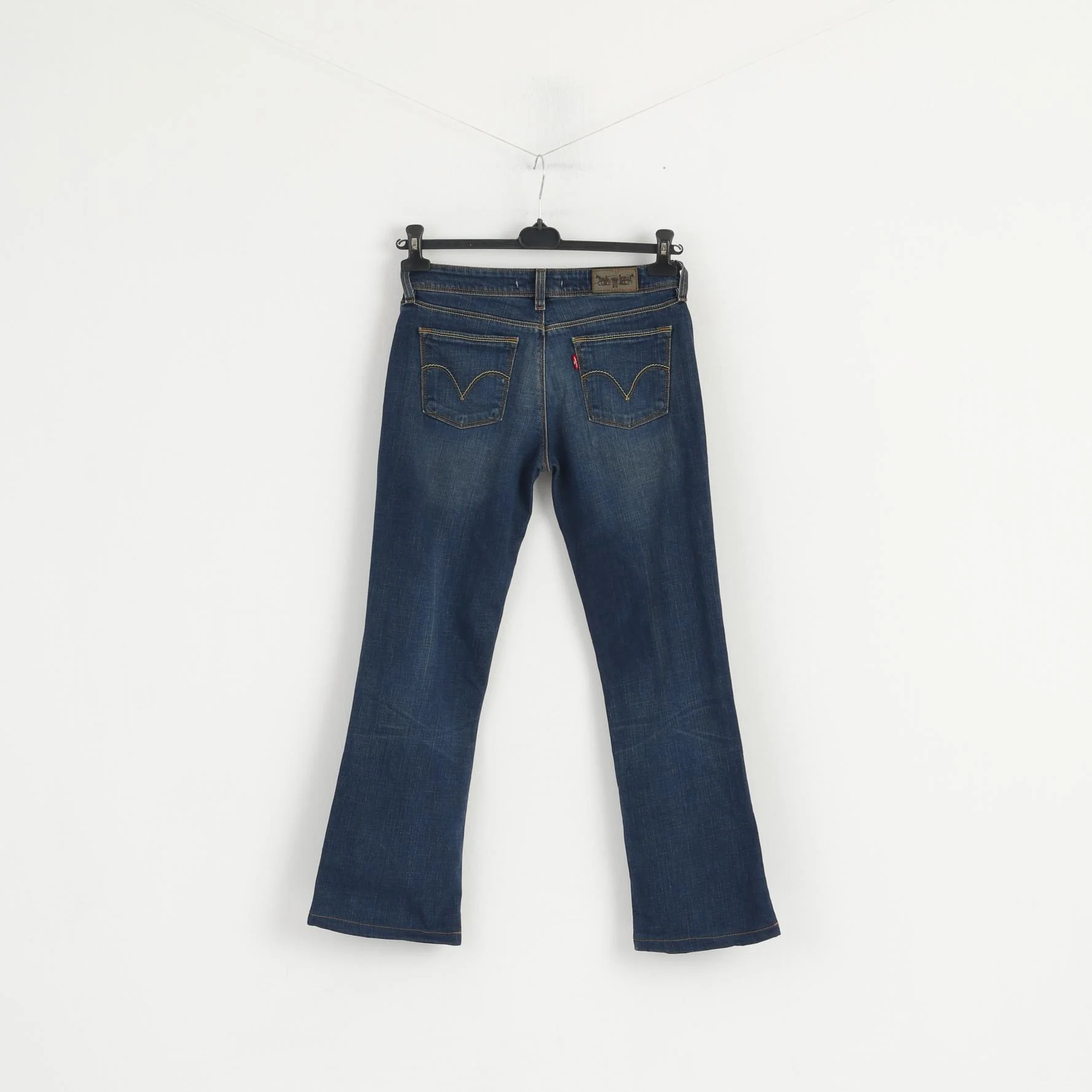 Levi's Women 30 Jeans Trousers Navy Cotton 572 Bootcut Denim Pants - Image 5