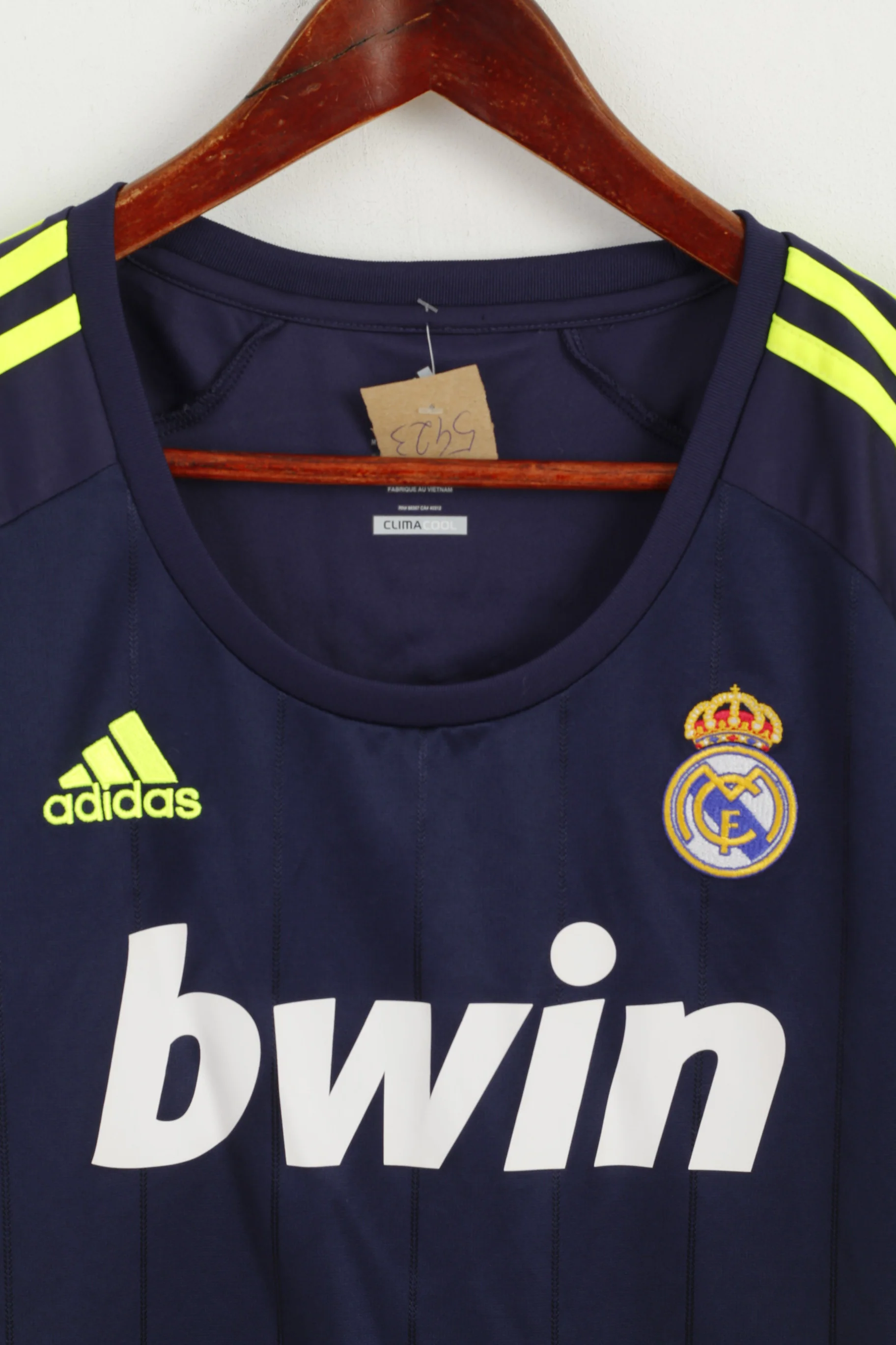 Adidas Real Madrid Women M Shirt Blue Football Club Ozil #10 Jersey Top - Image 2