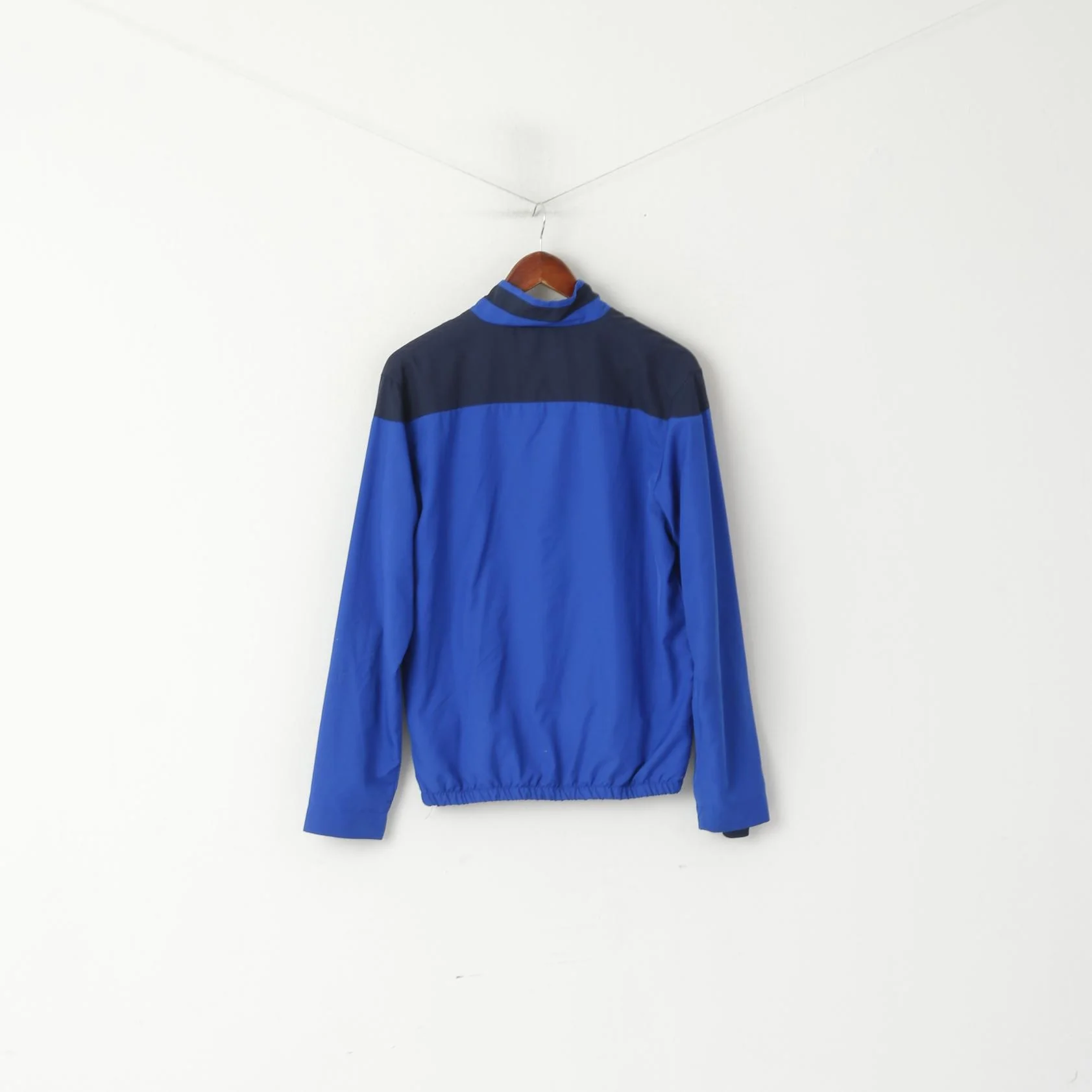 Umbro Men S Jacket Blue Lightweight Activewear Mesh Lined Zip Up Sport Training Top - Image 6