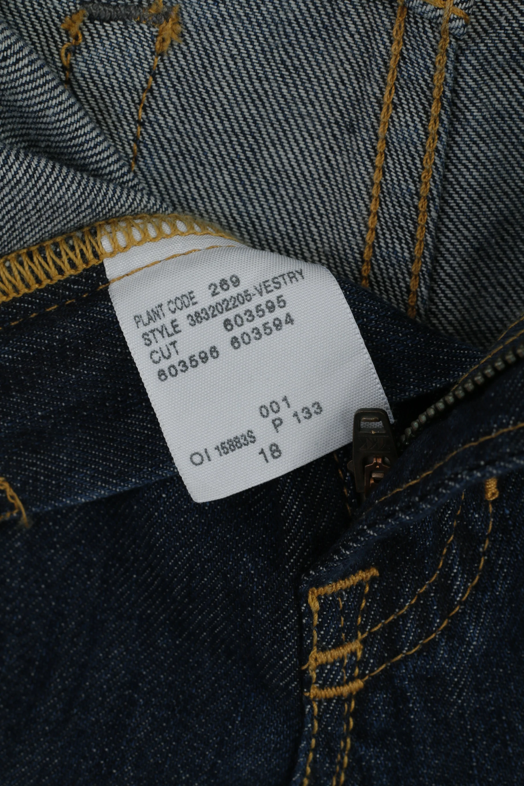 Polo Ralph Lauren Boys 18 Age Jeans Trousers Navy Cotton Vestry Denim Pants - Image 3