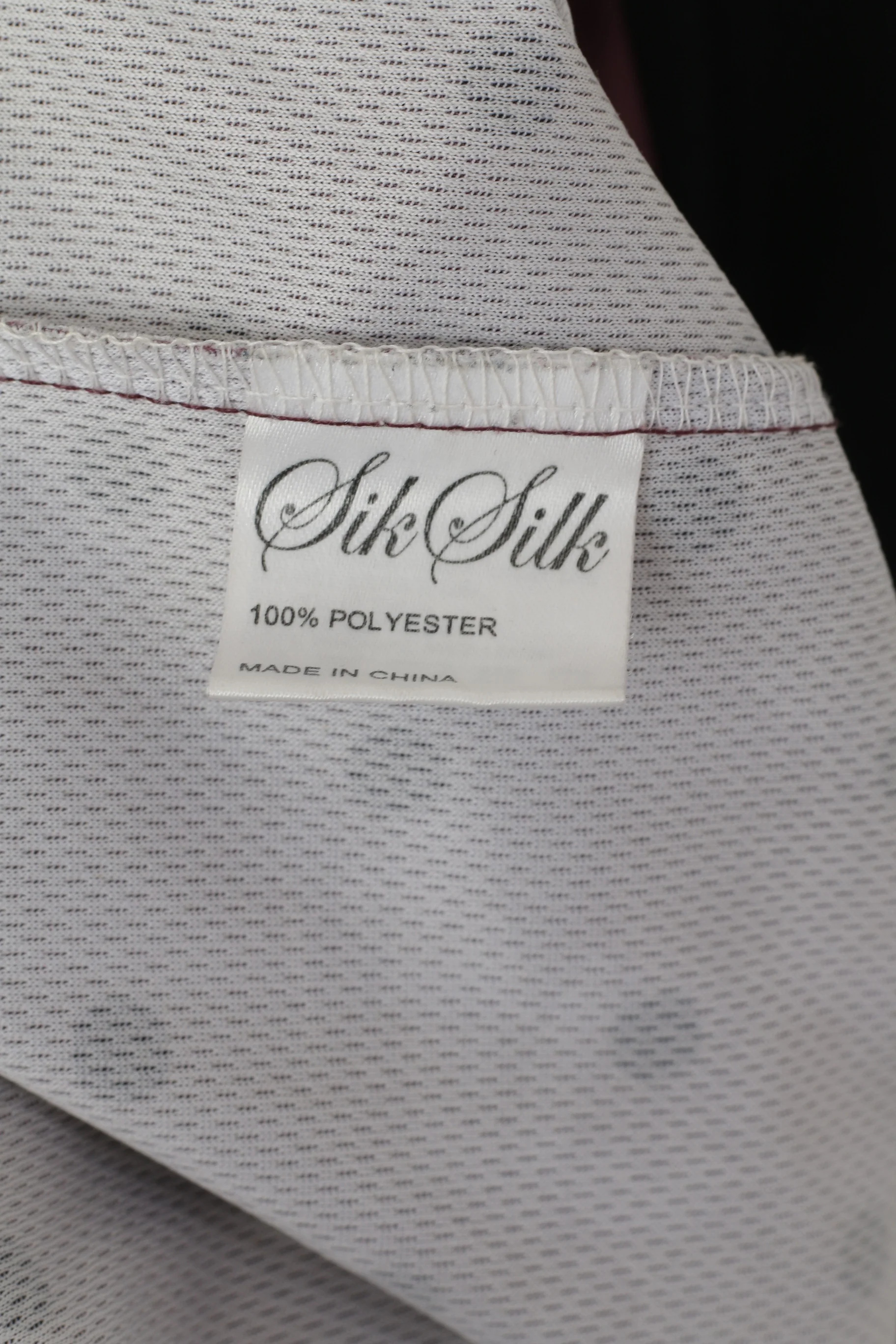 Sik Silk Men L Shirt Purple Retro Polka Dot Half Zip Retro Shiny Jersey Top - Image 6
