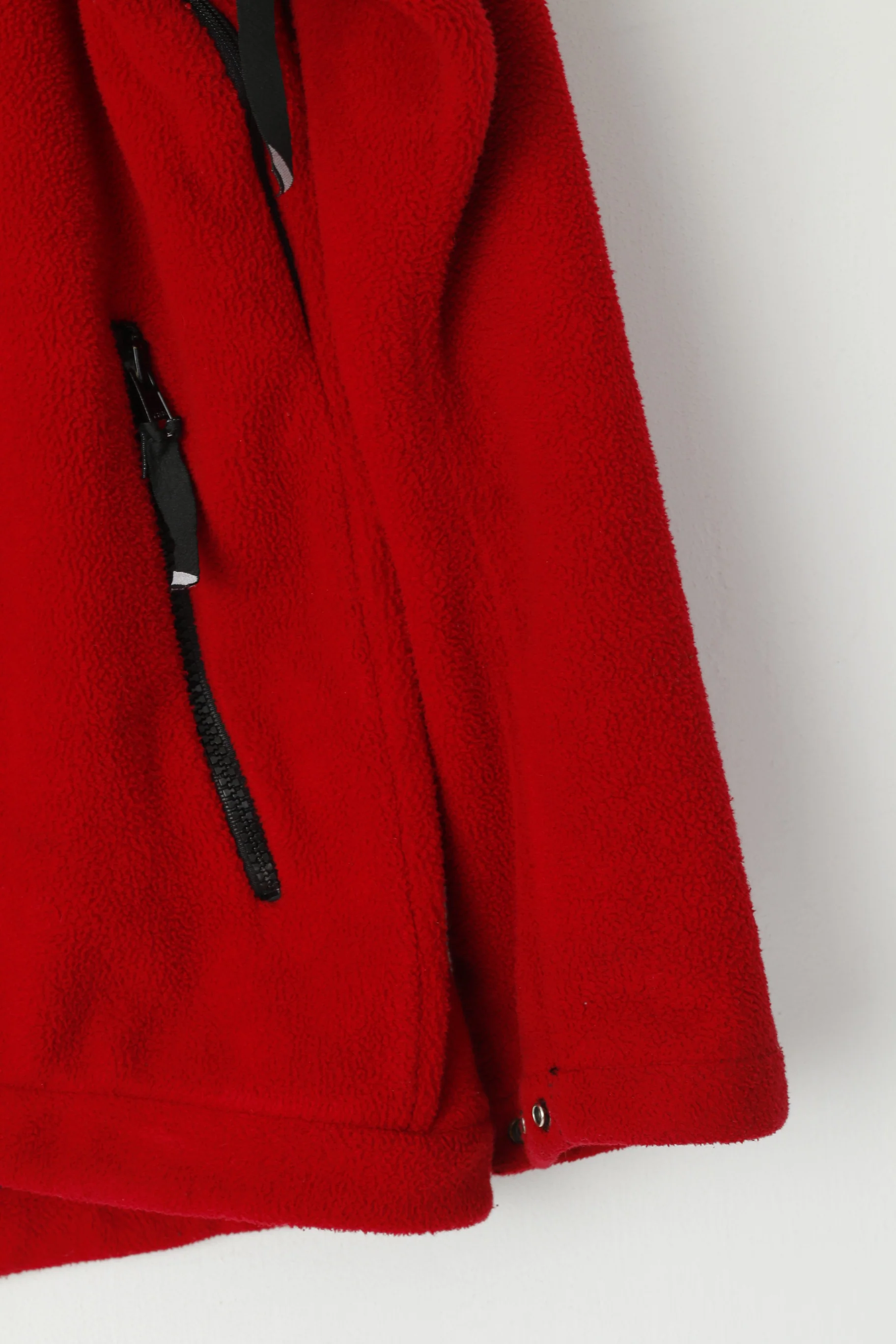 Sprayway Men S Fleece Top Red Vintage Windbloc Breathable Full Zipper Outdoor Top - Image 3