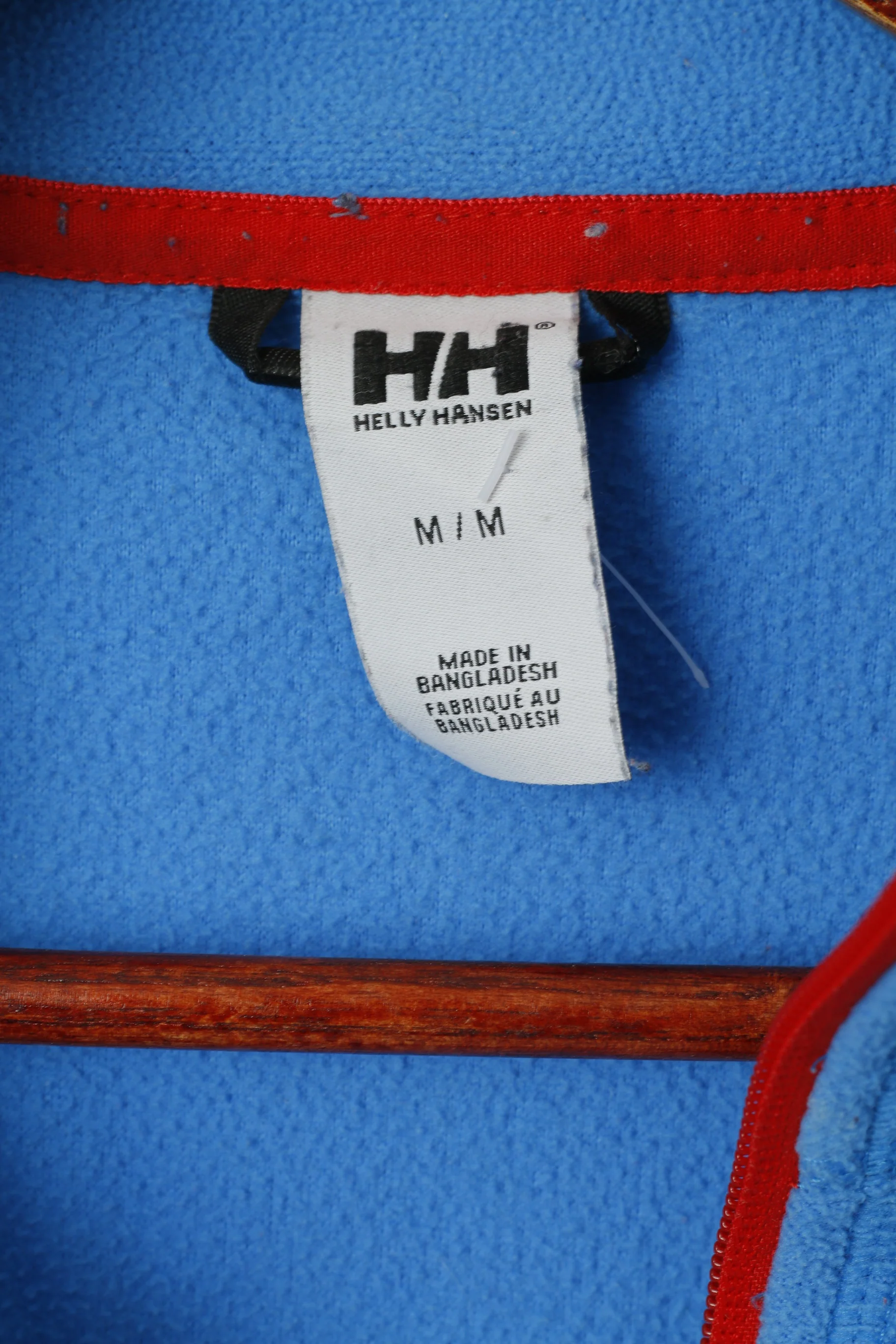 Helly Hansen Women M Fleece Top Blue Zip Up Lightweight Outdoor Hiking Sweatshirt Top - Image 4