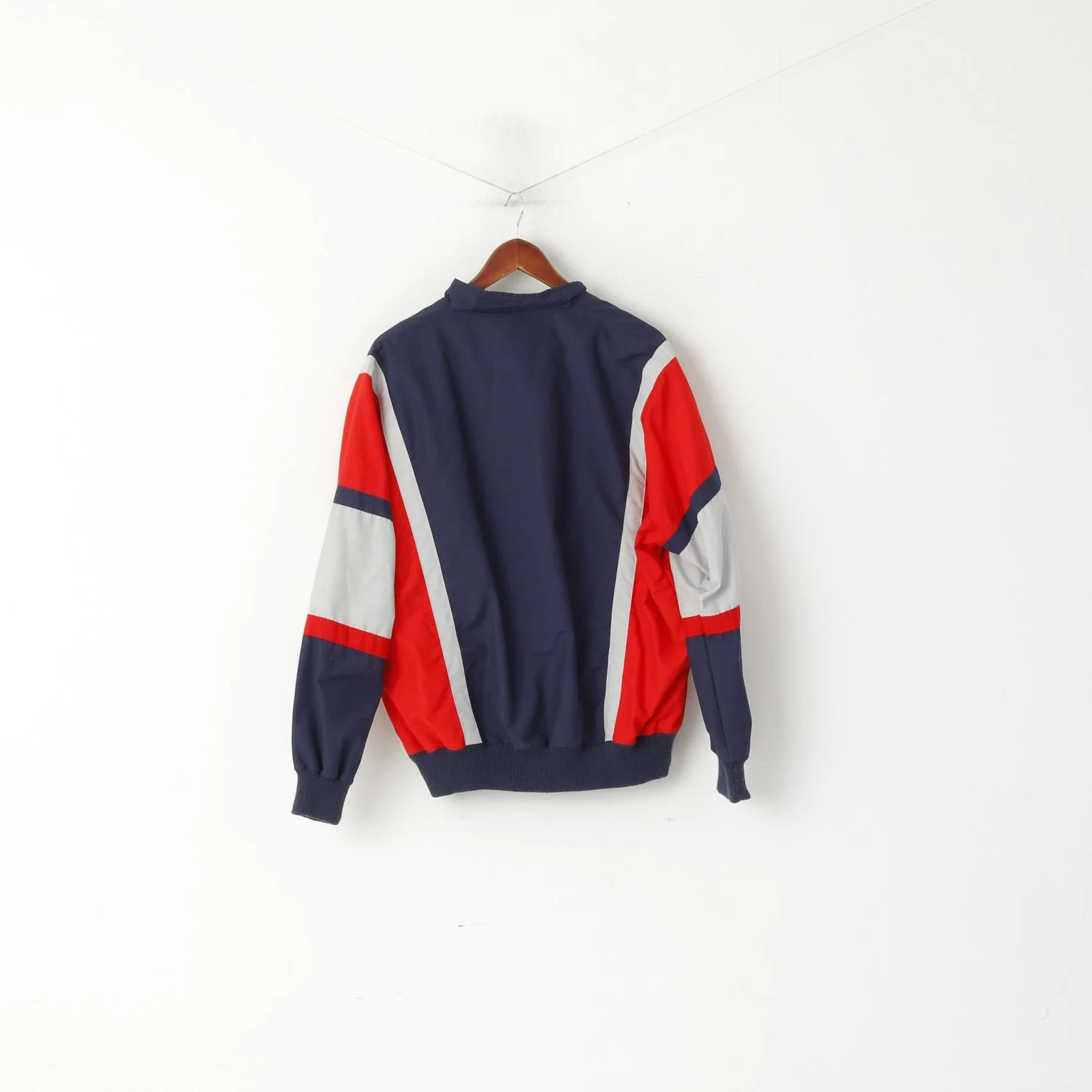Sportiv Men 54 L Jacket Navy Vintage Sportswear 90s Full Zipper Bomber Top - Image 6