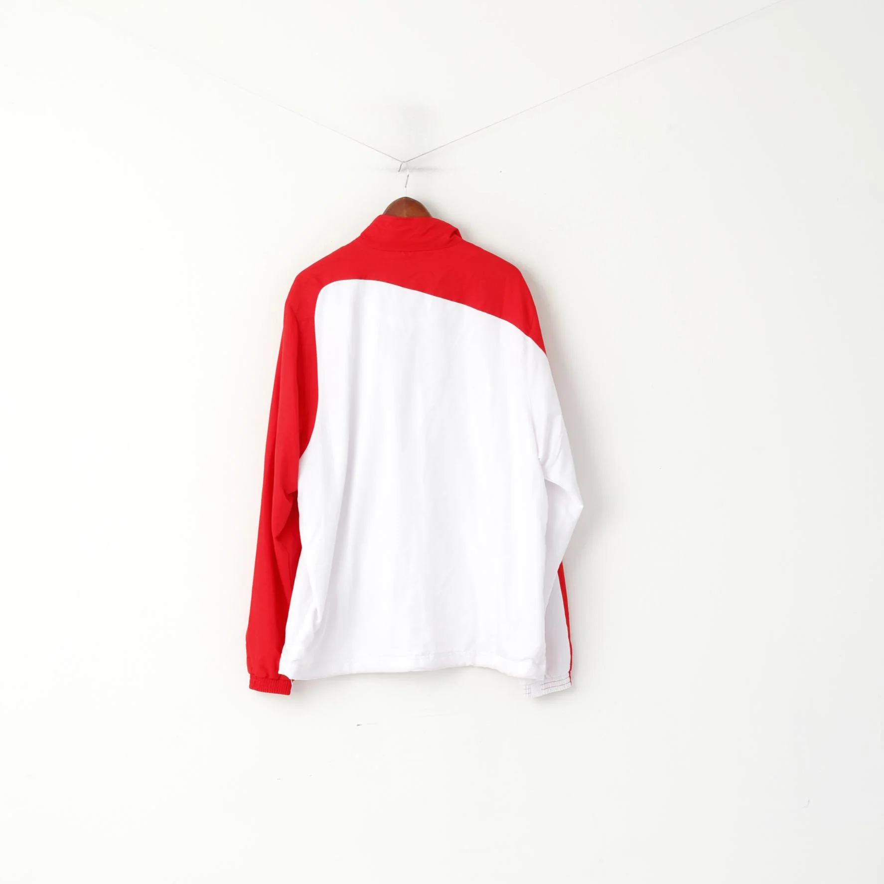 Erima Men 48/50 XL Sweatshirt red White FC Koln Football Full Zipper Track Top Jacket - Image 6