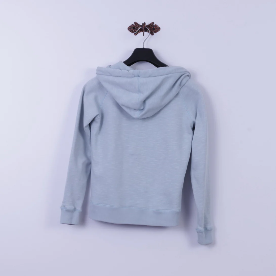 Diesel Womens XS Sweatshirt Mint Cotton Full Zipper Hooded Vintage Ath Dept Top - Image 7