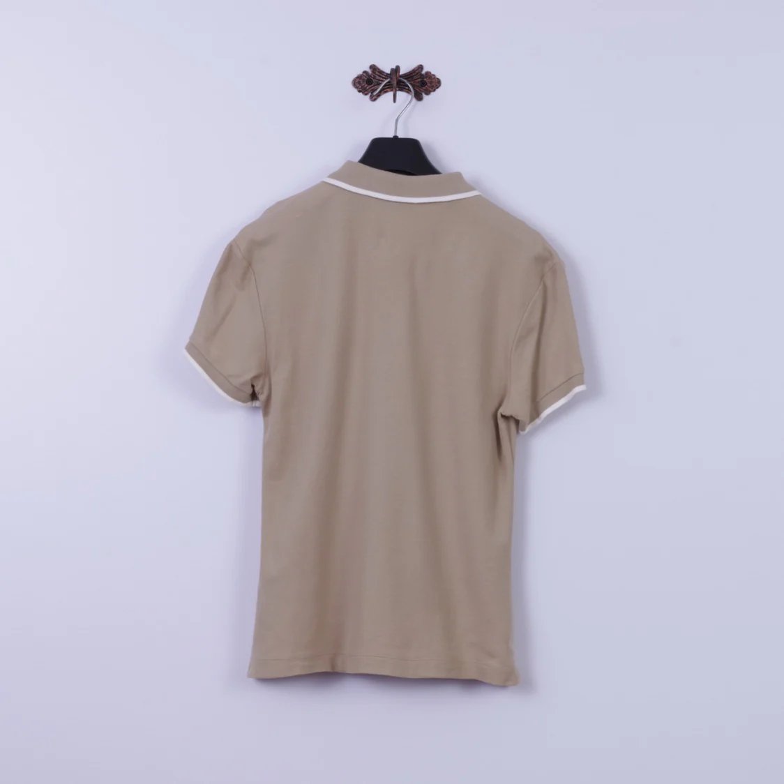 FILA Womens 16 XL Polo Shirt Beige Cotton Stretch Detailed Buttons Sport Top - Image 7