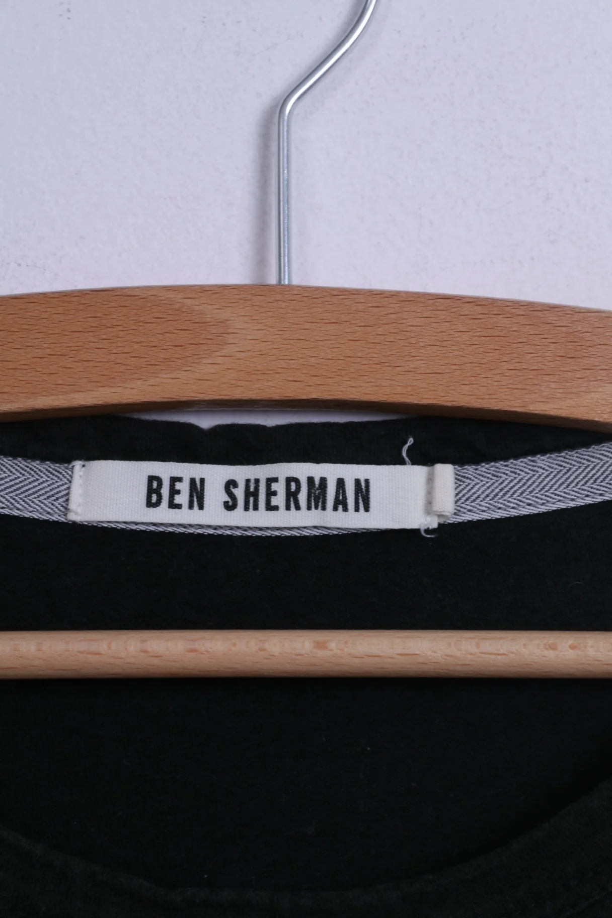 Ben Sherman Men M T-Shirt Dark Green Cotton Printed Graphic Top - Image 4