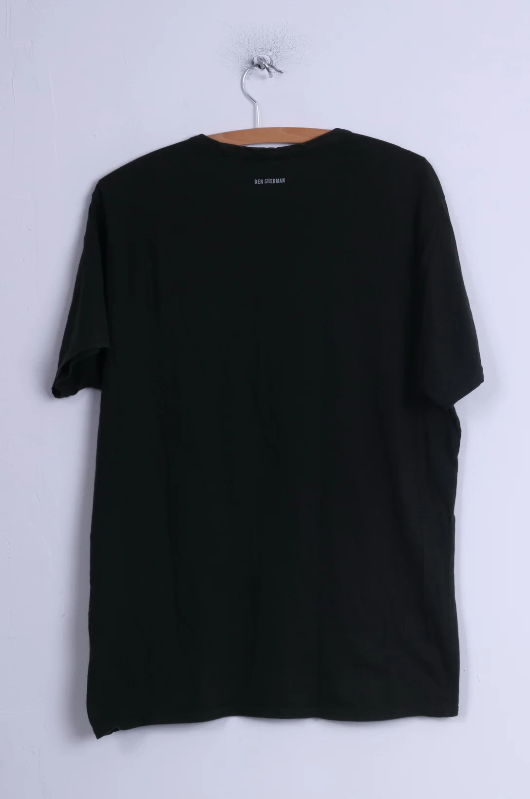 Ben Sherman Men M T-Shirt Dark Green Cotton Printed Graphic Top - Image 6
