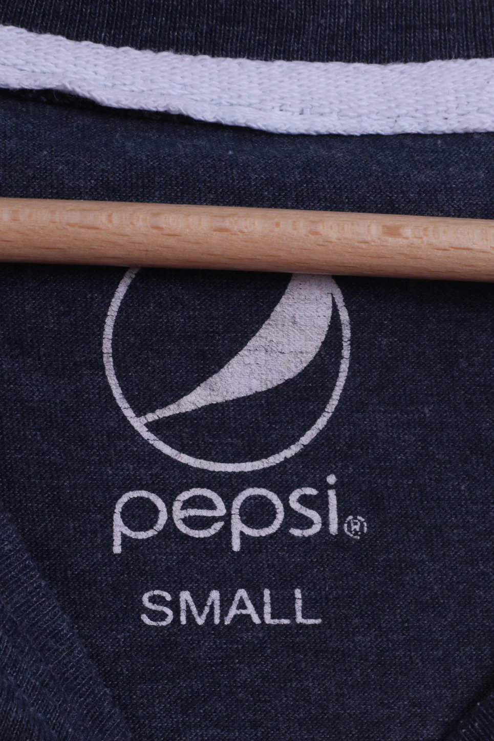 PEPSI Womens S T-Shirt Blue Cotton Crew Neck PEPSI Graphic Long Top - Image 4