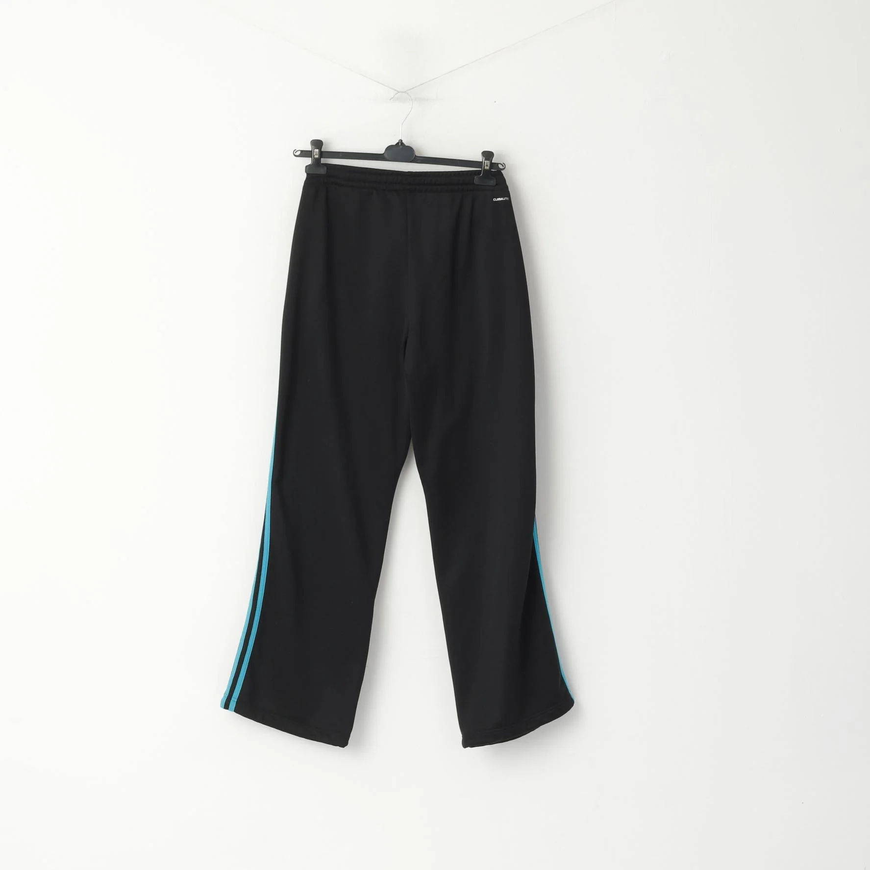 Adidas Womens XL 20-22 Sweatpants Black 3 Stripe Climalite Sportswear Pants - Image 6