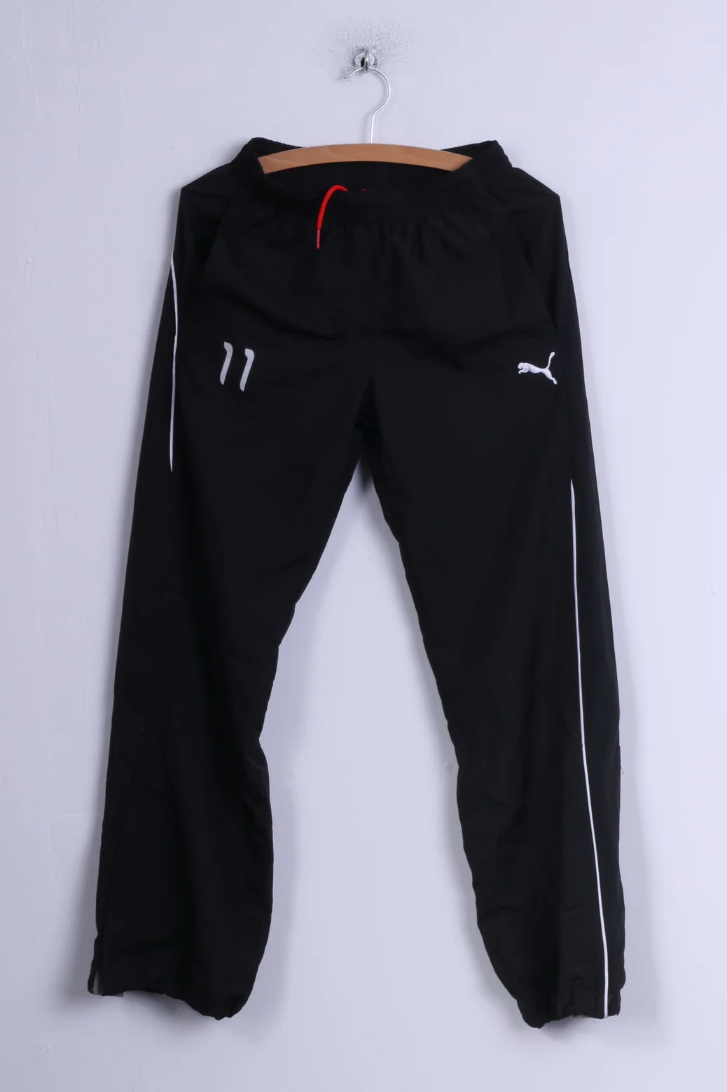 Puma Boys 164 14yrs Trousers Sweatpants Black Sport