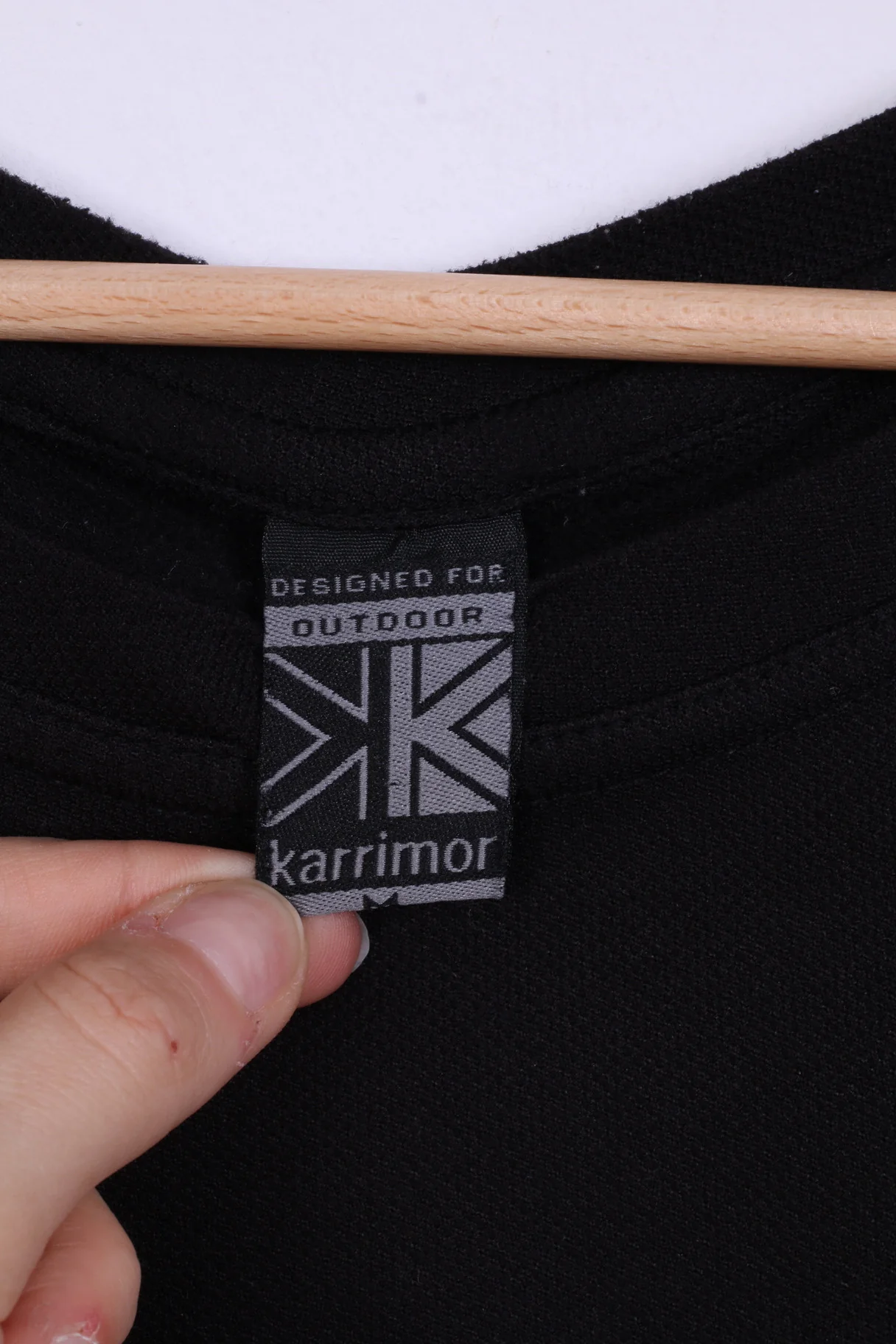 Karrimor Womens M Shirt Outdoor Black Sport Top - Image 4
