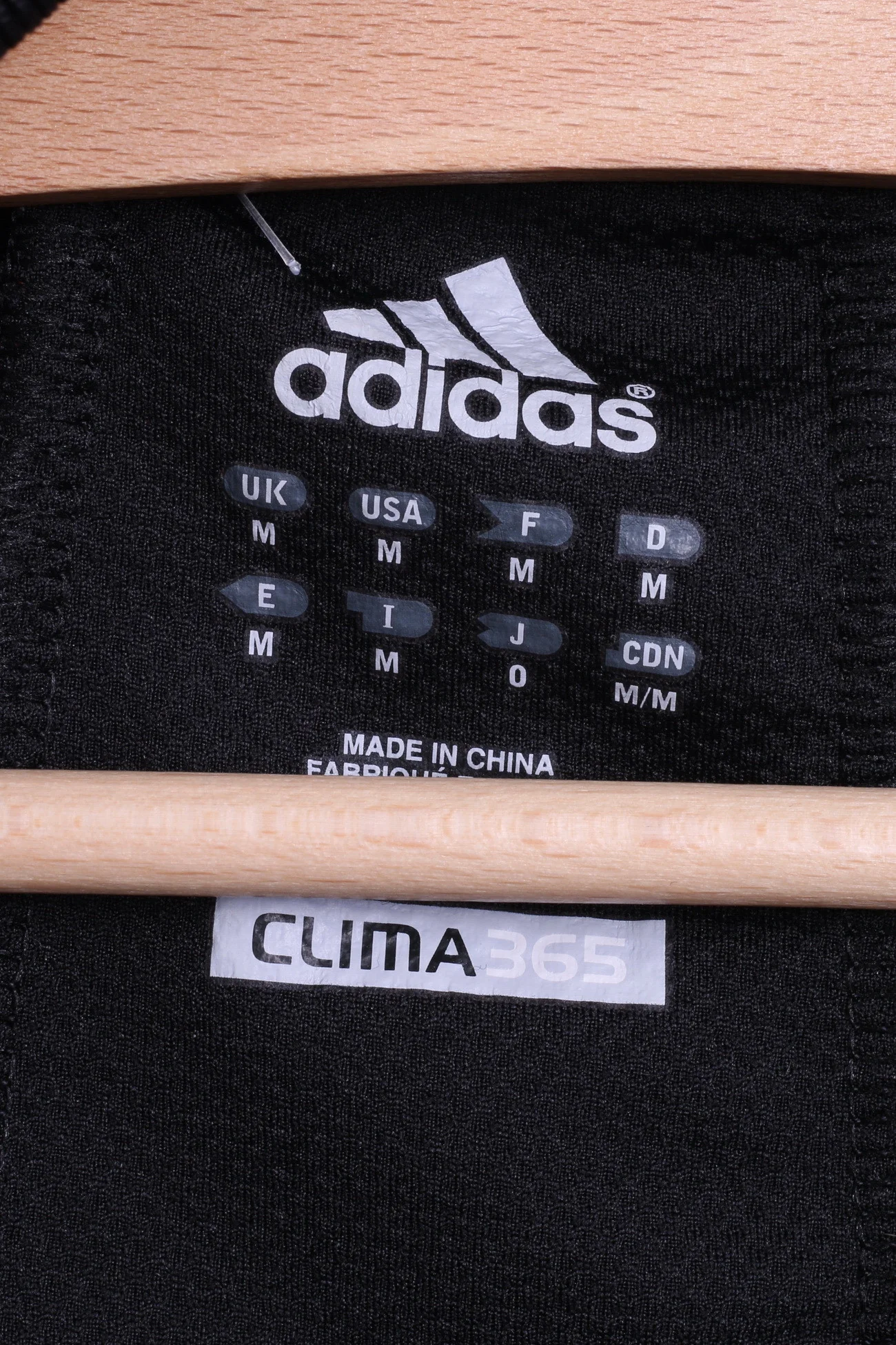 Adidas Mens M Polo Shirt Black Top Team Sportia Simrishamn - Image 5