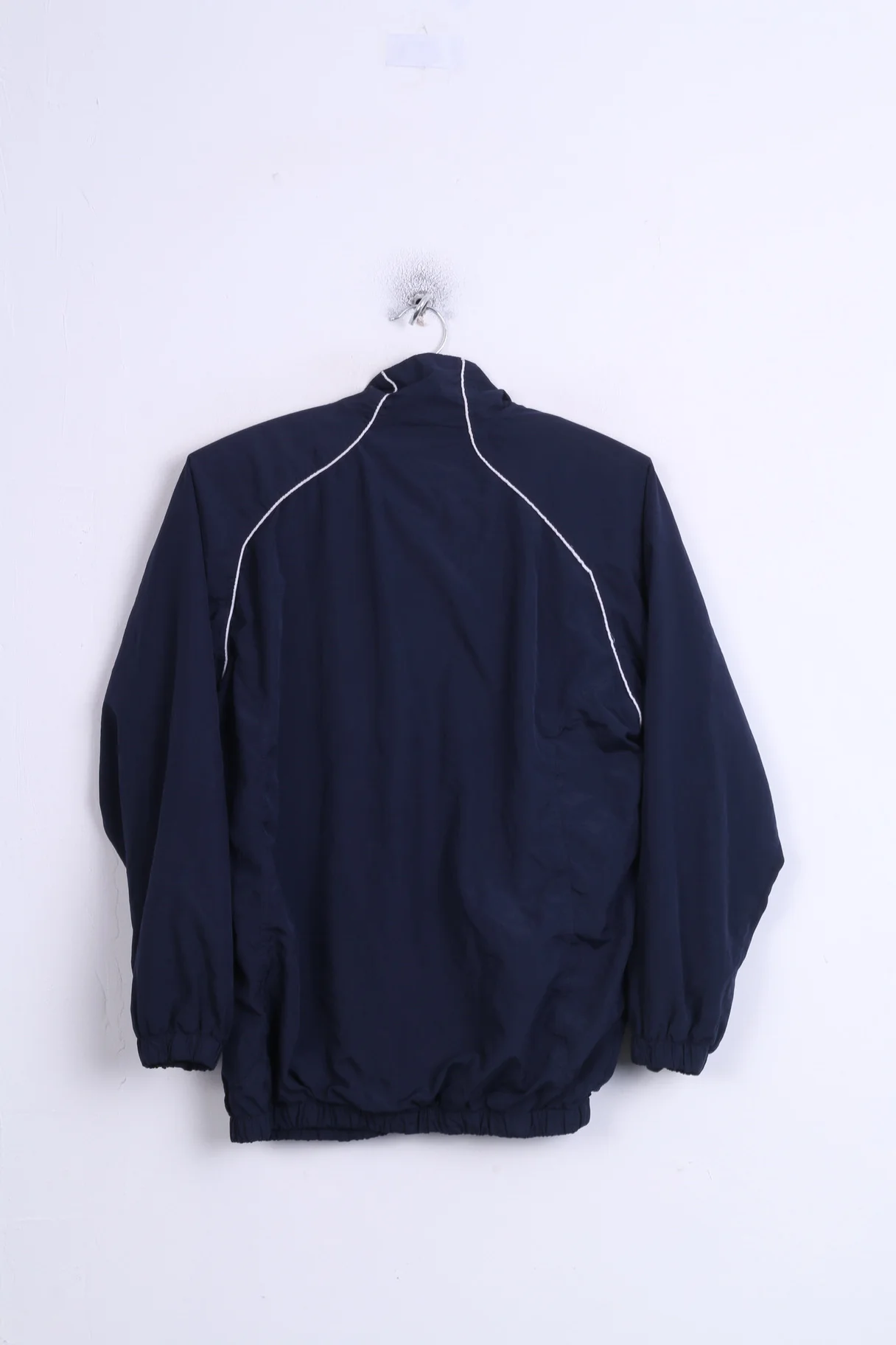 UMBRO Boys XS XLB Track Top Jacket Navy Zip Up Lightweight Football Top - Image 6