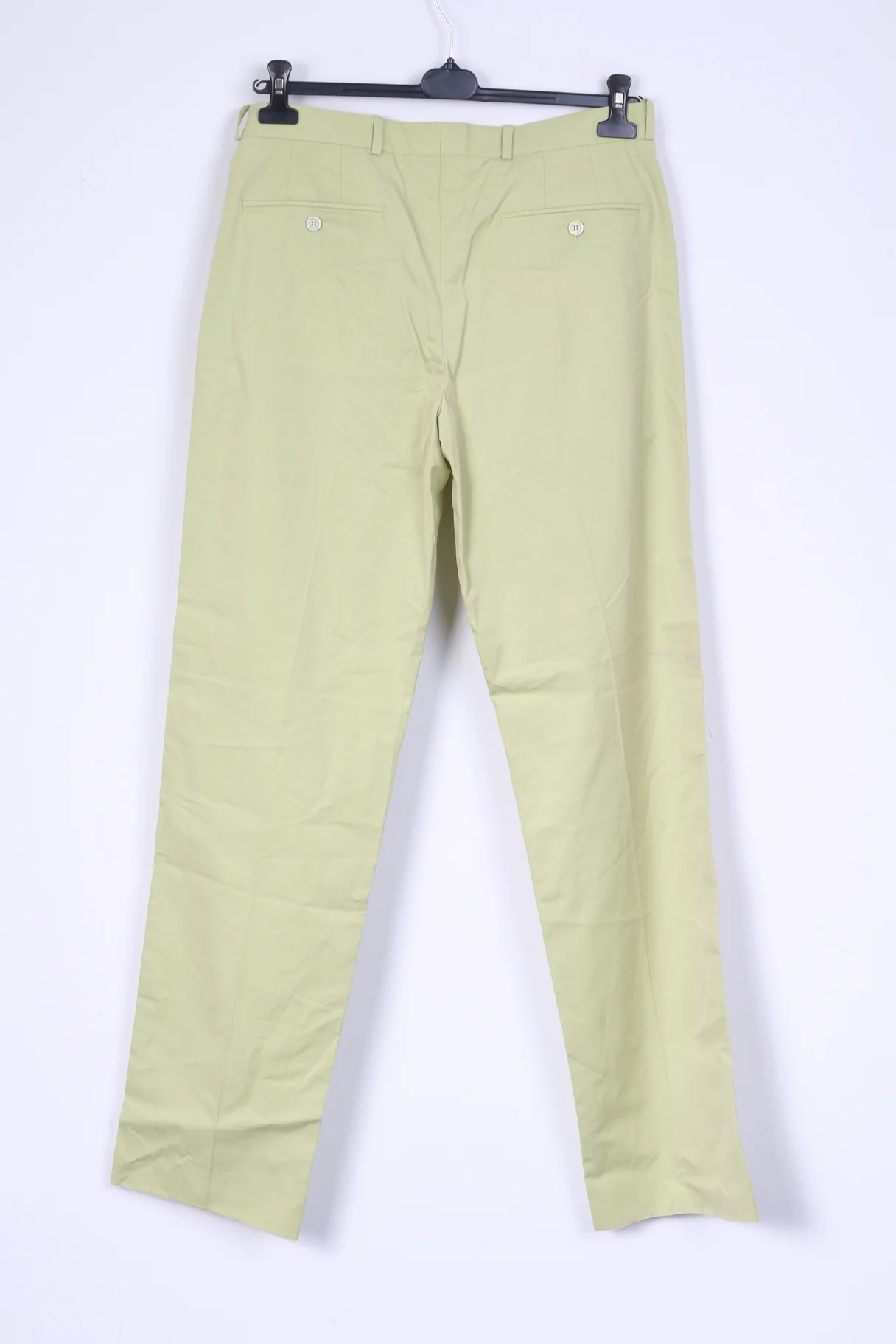New Versace Mens 50 Trousers Olive Cotton Elegant Italy Gianni Pants - Image 6