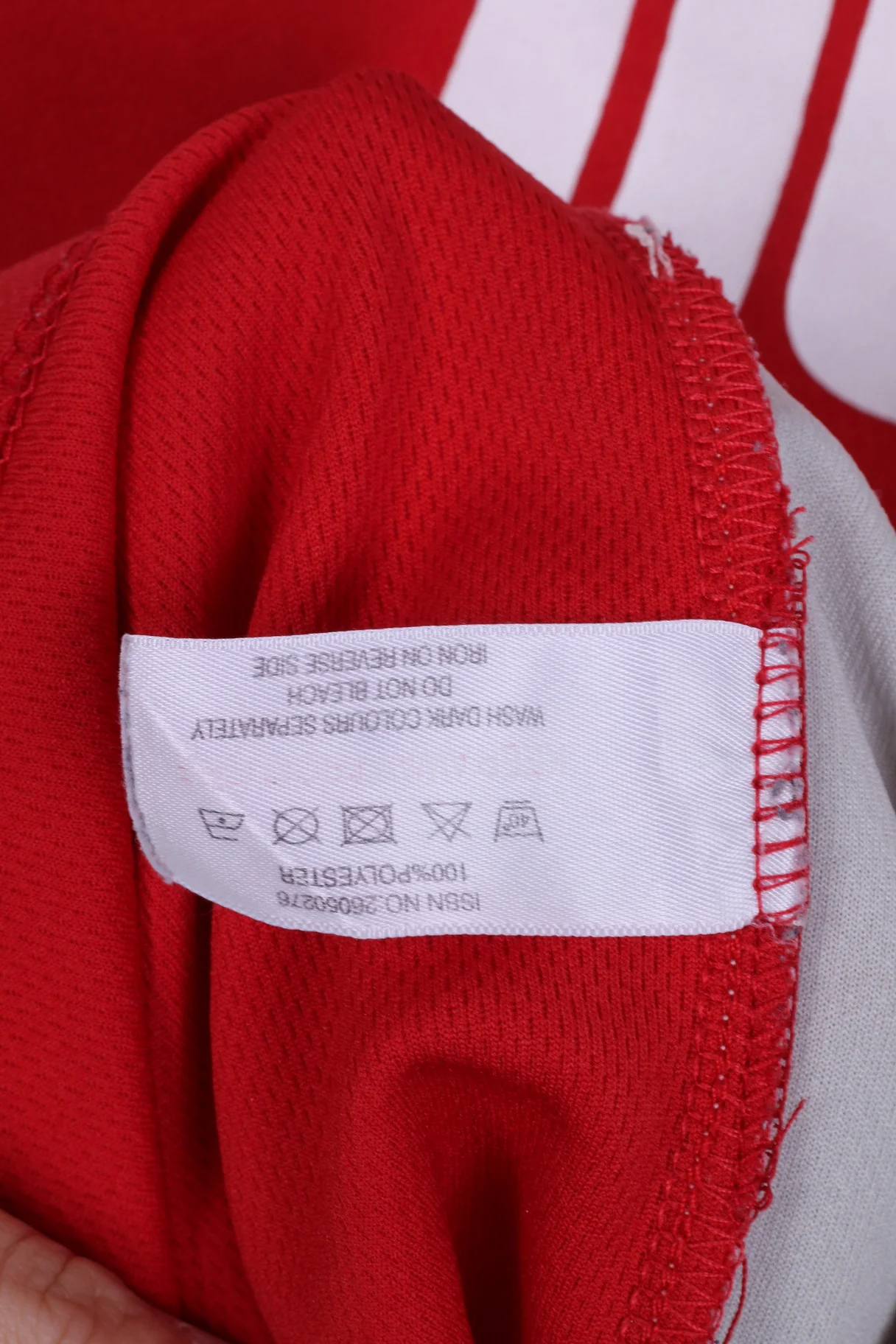 Dunlop Mens S Sleeveless Grey Red Top Training Sport - Image 4