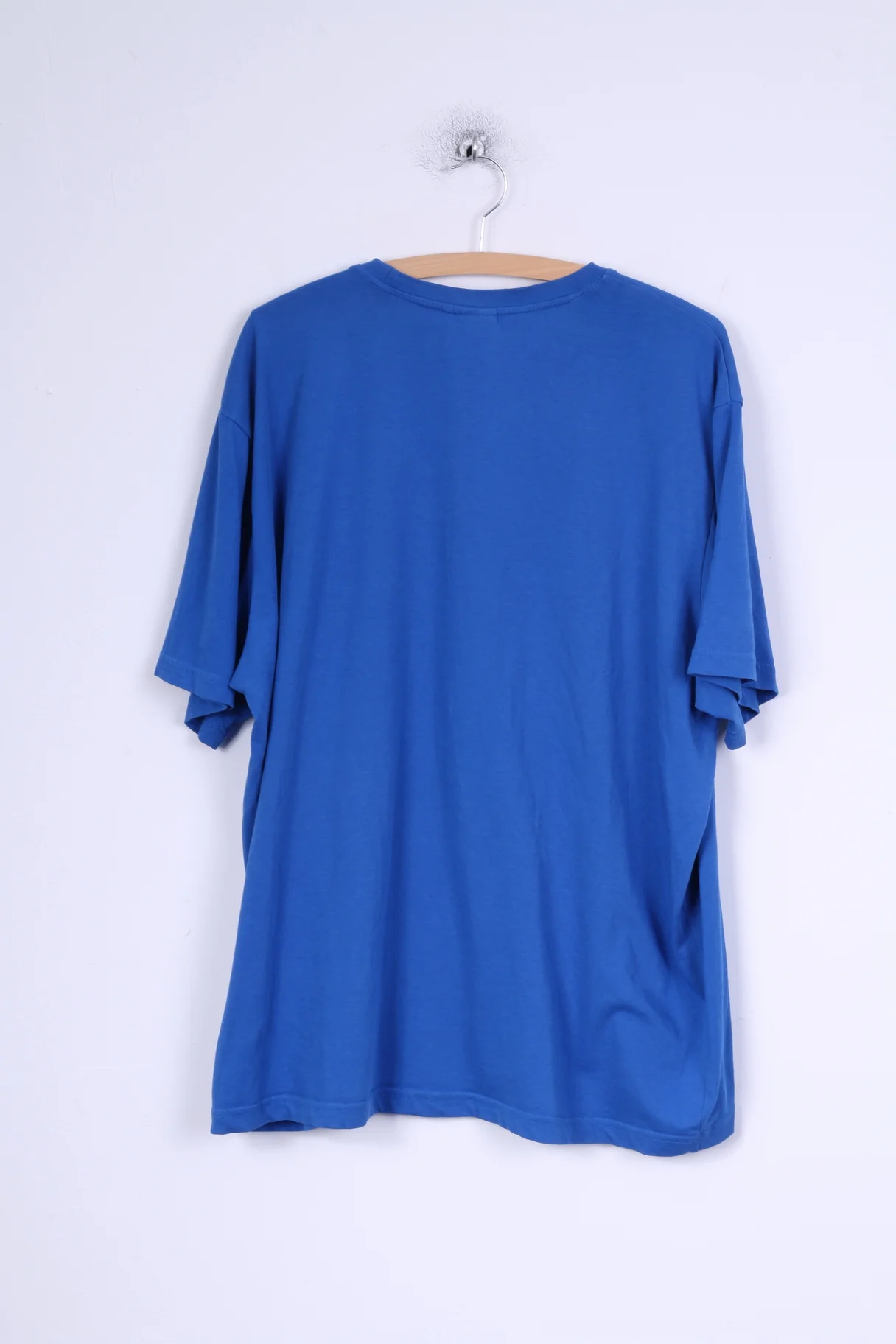 Adidas Mens 2XL T- Shirt Blue Cotton Crew Neck Jersey Shirt Top - Image 4