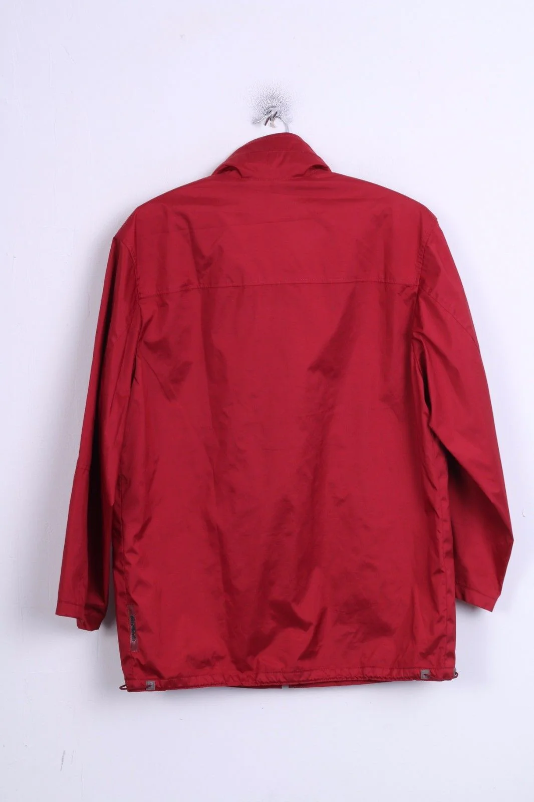 Strellson Women 46 M Jacket Dark Red Hidden Hood Harrington Casual - Image 7