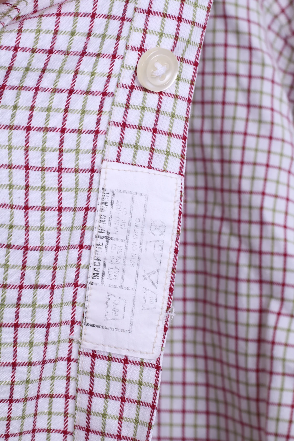 Joseph Turner Mens 34R Casual Shirt Button Down Collar 16,5 Check Cotton - Image 5