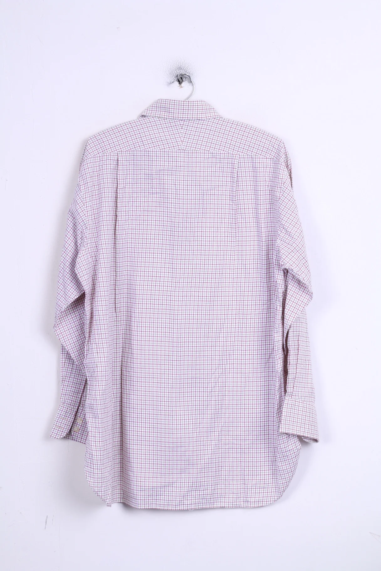 Joseph Turner Mens 34R Casual Shirt Button Down Collar 16,5 Check Cotton - Image 6