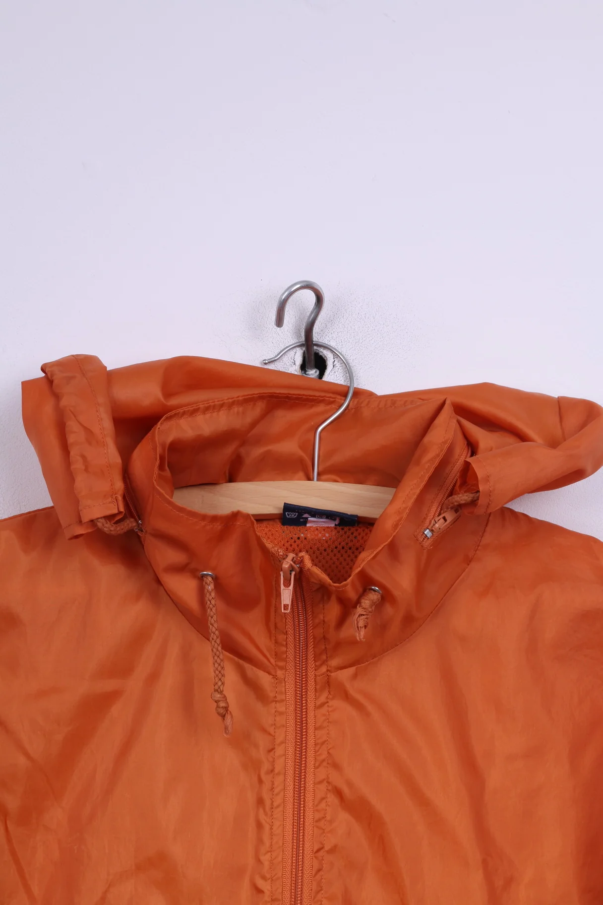 DONNAY Mens S Jacket orange Lightweight hooded Zip Up Mesh Lined Top - Image 2