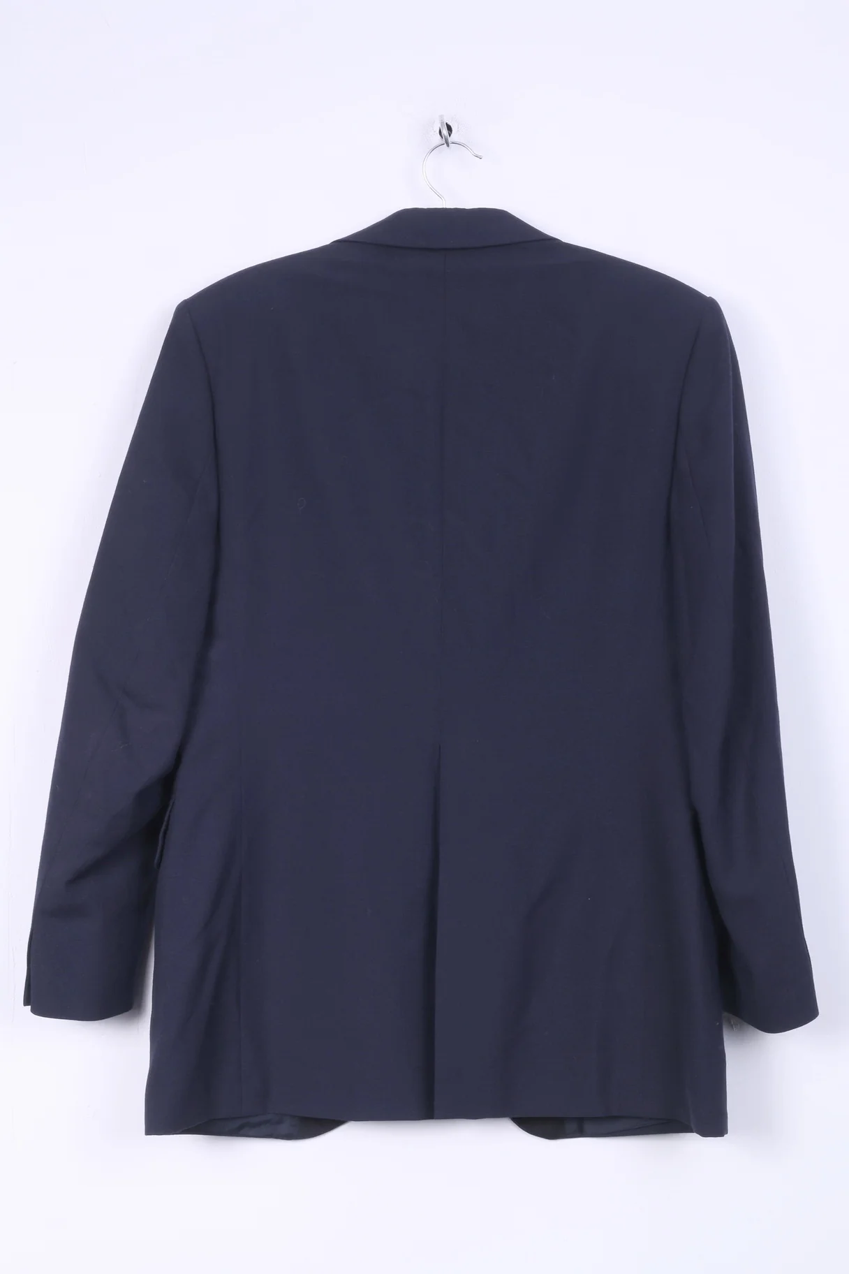 Treviera GRUDES Mens S Blazer Navy Suit Top Single Breasted Wool Blend - Image 6