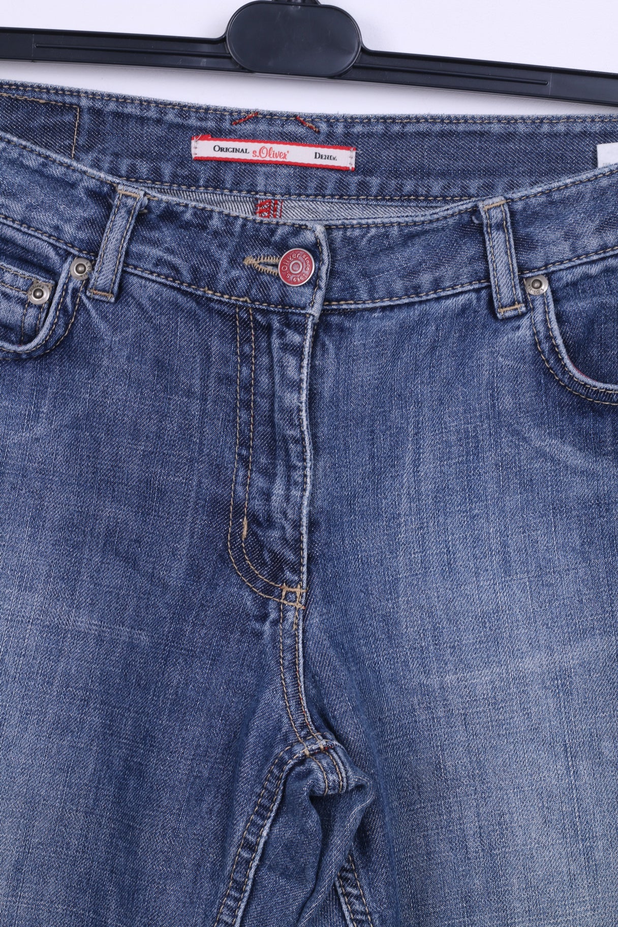 S.Olivier Womens 38 Jeans Trousers Blue Denim L34 Cotton - Image 2