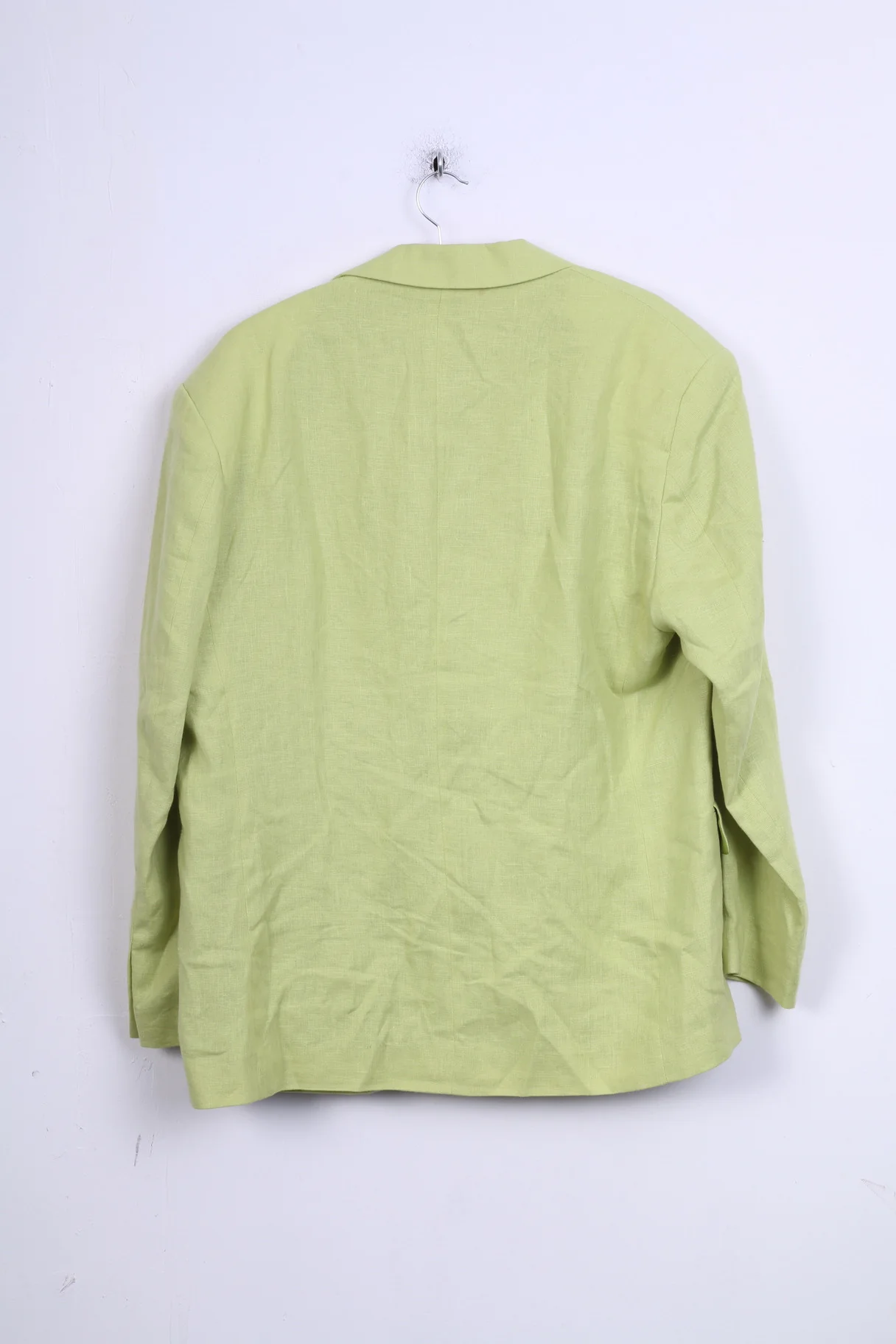 P.S. Company Mens 50 L Jacket Lime Blazer Linen Single Breasted - Image 6