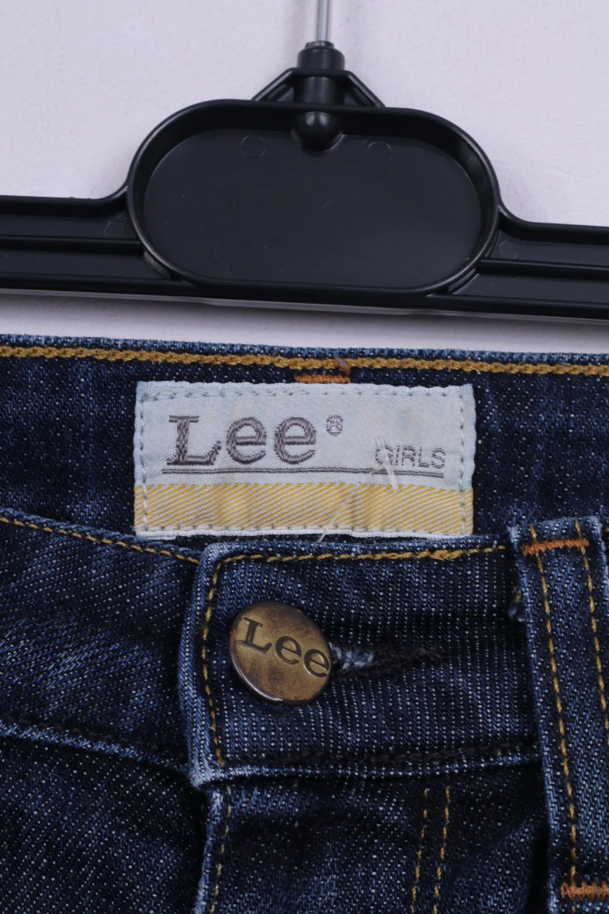 Lee Girls 15 Age Jeans Trousers Navy Denim Cotton VERDI Model Long Pants - Image 3