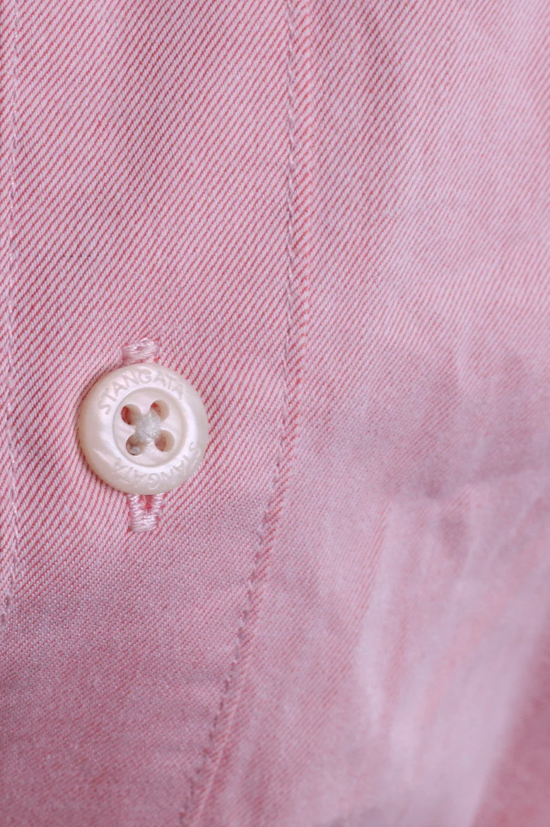 Stangata via Domenico Millelire Mens Casual Shirt S Long Sleeve Pink Cotton Italia - Image 4