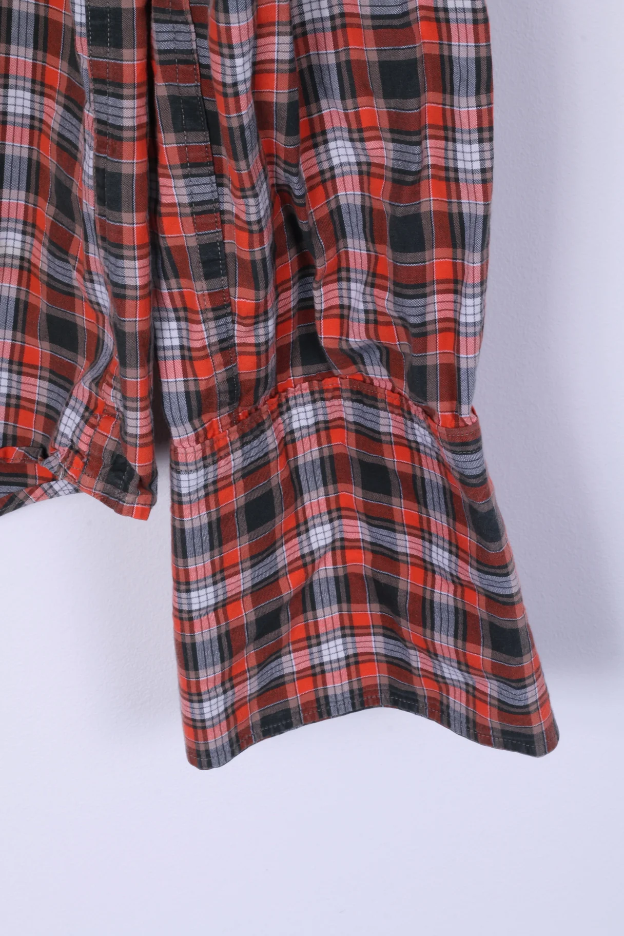 Jack Wills Mens M Casual Shirt Cotton Multi Color Cuffs Checkered British Long Sleeve - Image 3
