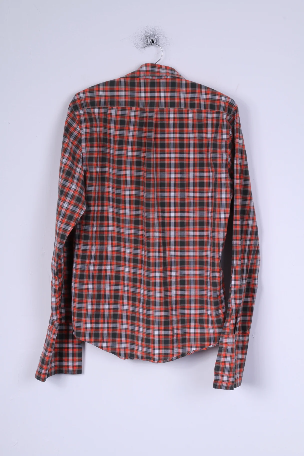 Jack Wills Mens M Casual Shirt Cotton Multi Color Cuffs Checkered British Long Sleeve - Image 6