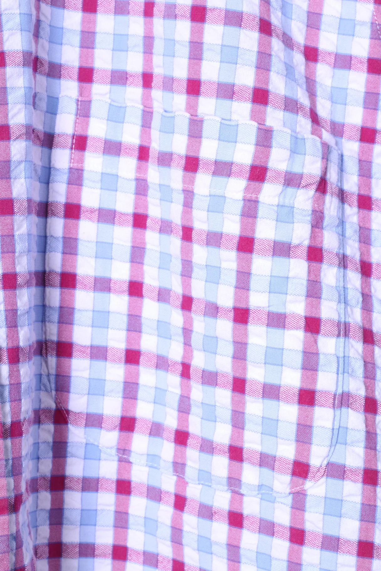 Charles Tyrwhitt Mens S Casual Shirt Blue Red Check Jermyn Street Cotton Top - Image 3
