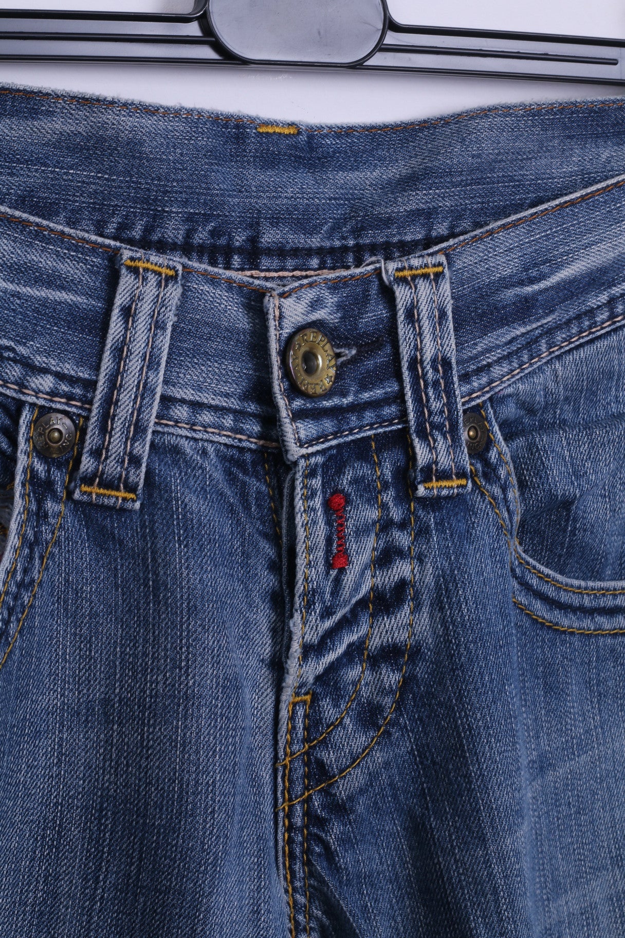 Replay Womens W31 L34 Trousers Denim Jeans Cotton Bootcut - Image 4