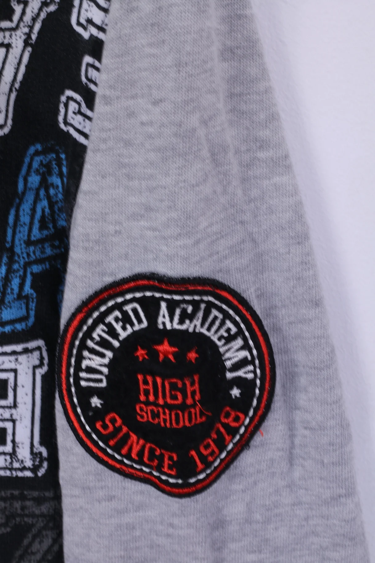 KappAhl Unisex M 170 Sweatshirt Baseball Collar Jacket Letters - Image 3