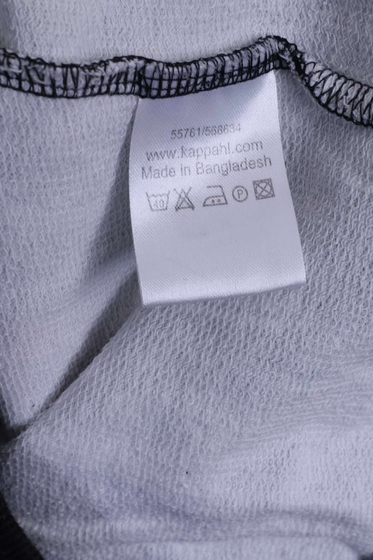 KappAhl Unisex M 170 Sweatshirt Baseball Collar Jacket Letters - Image 4