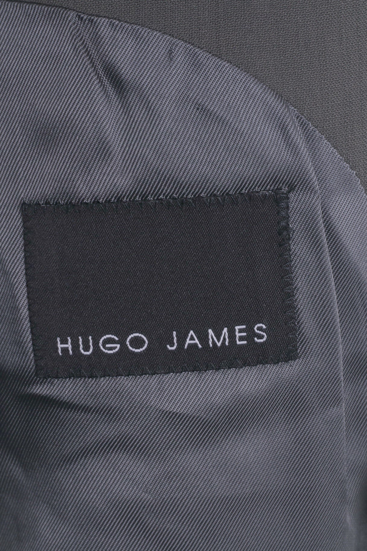 Hugo James Mens 52 M Blazer Slate Grey Retro Natural Stretch Spain Single Breasted Jacket - Image 4