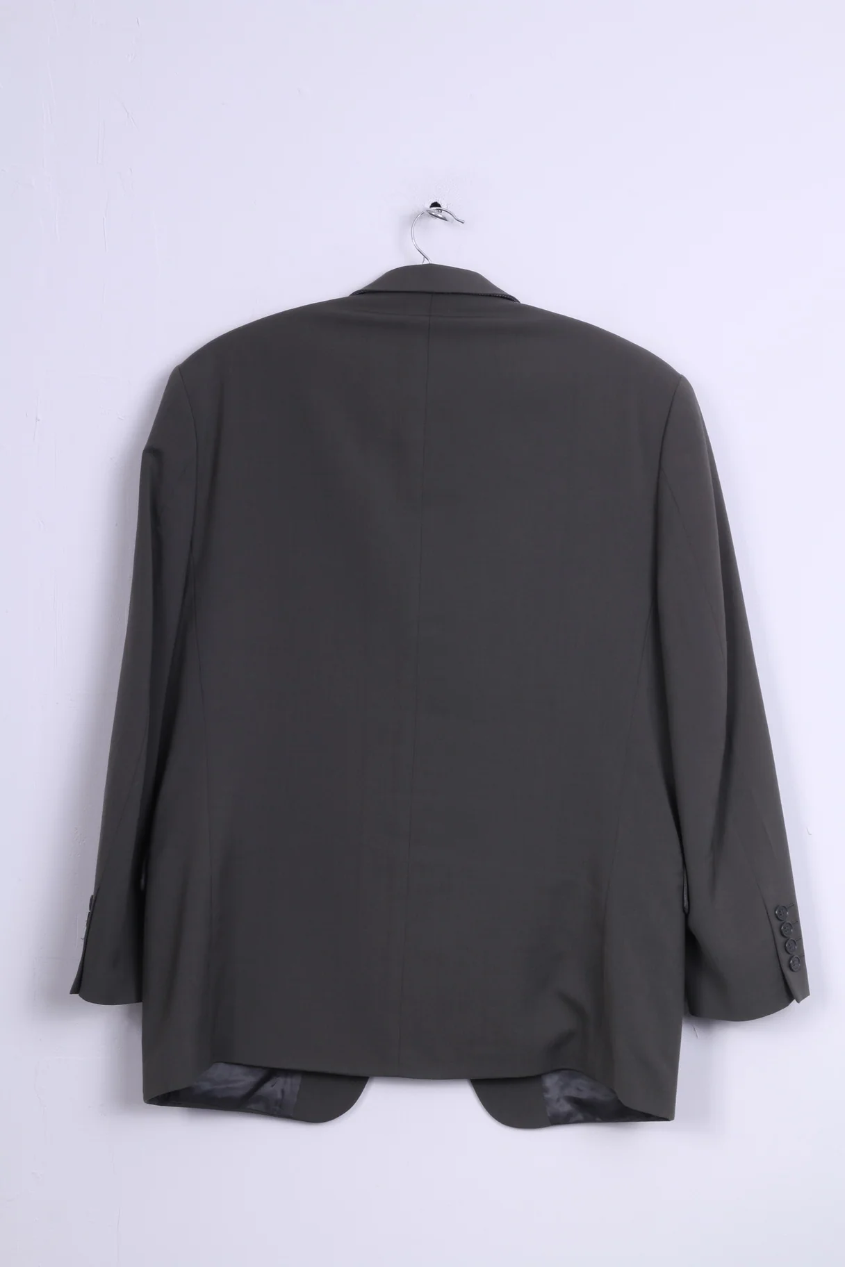 Hugo James Mens 52 M Blazer Slate Grey Retro Natural Stretch Spain Single Breasted Jacket - Image 6