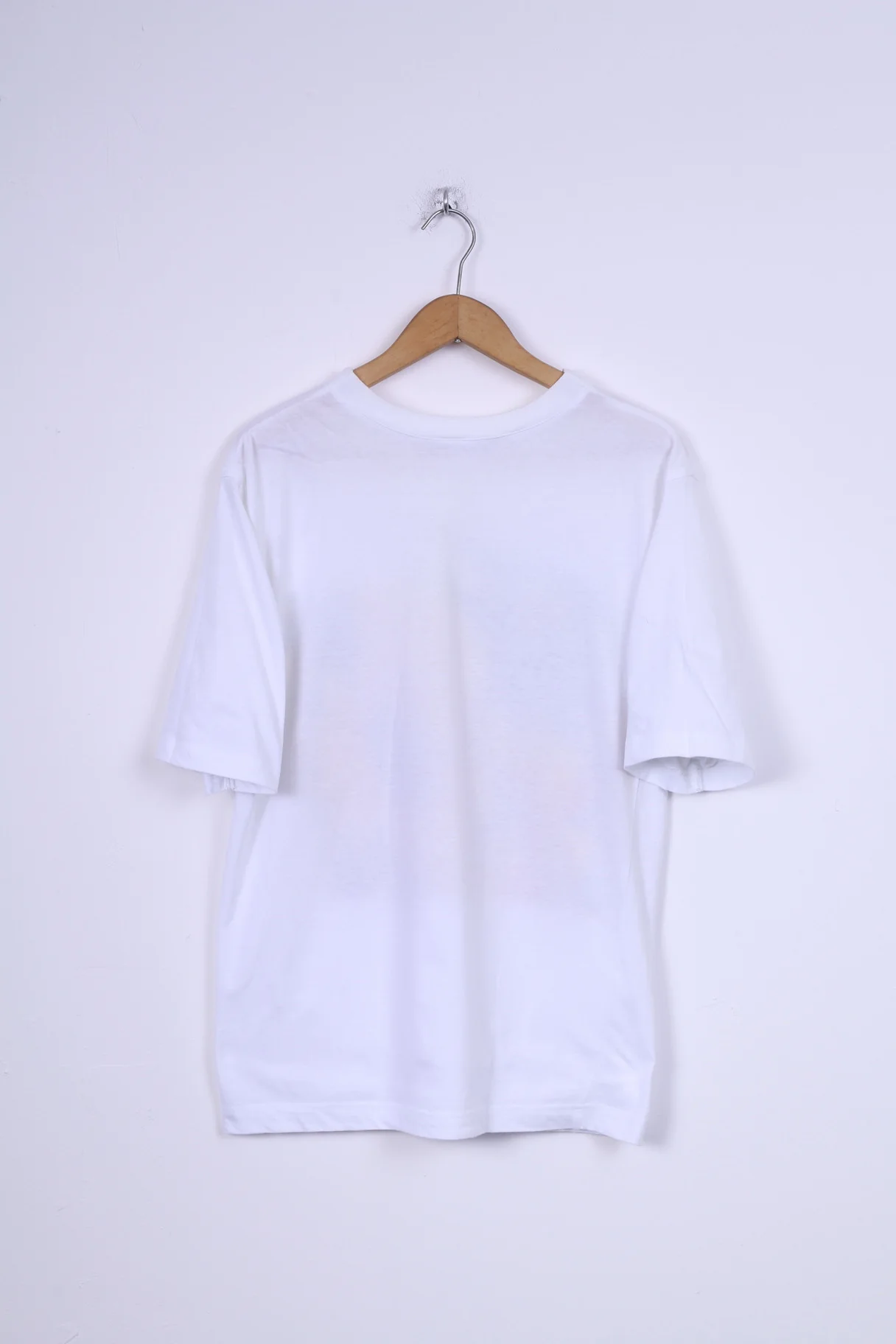 Coralina Corelli Womens 42 L T-Shirt White Cotton GraphicFlower - Image 5