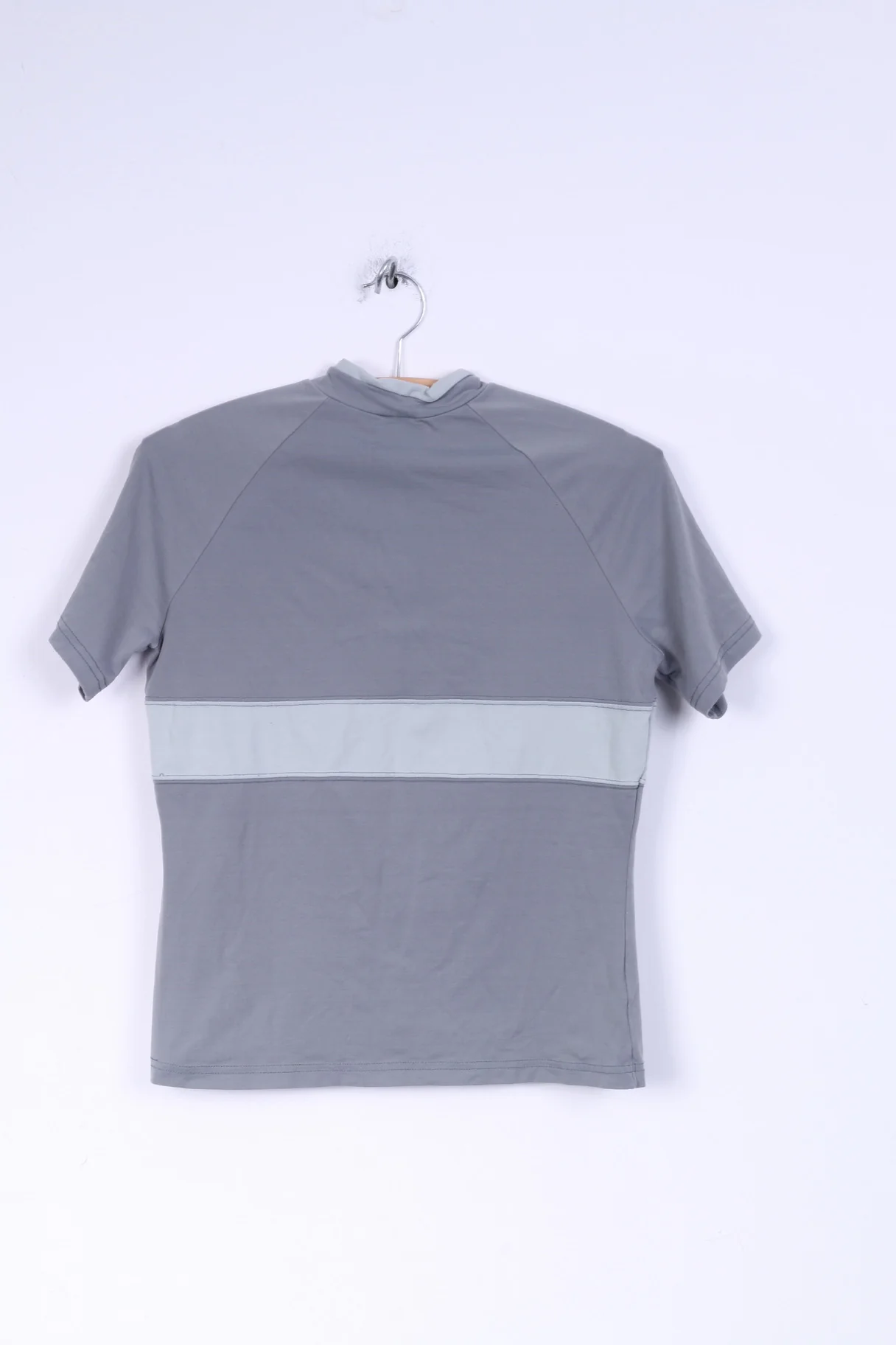 Shimano Mens S Shirt Grey Nylon Bike Cycling Top Jersey - Image 6