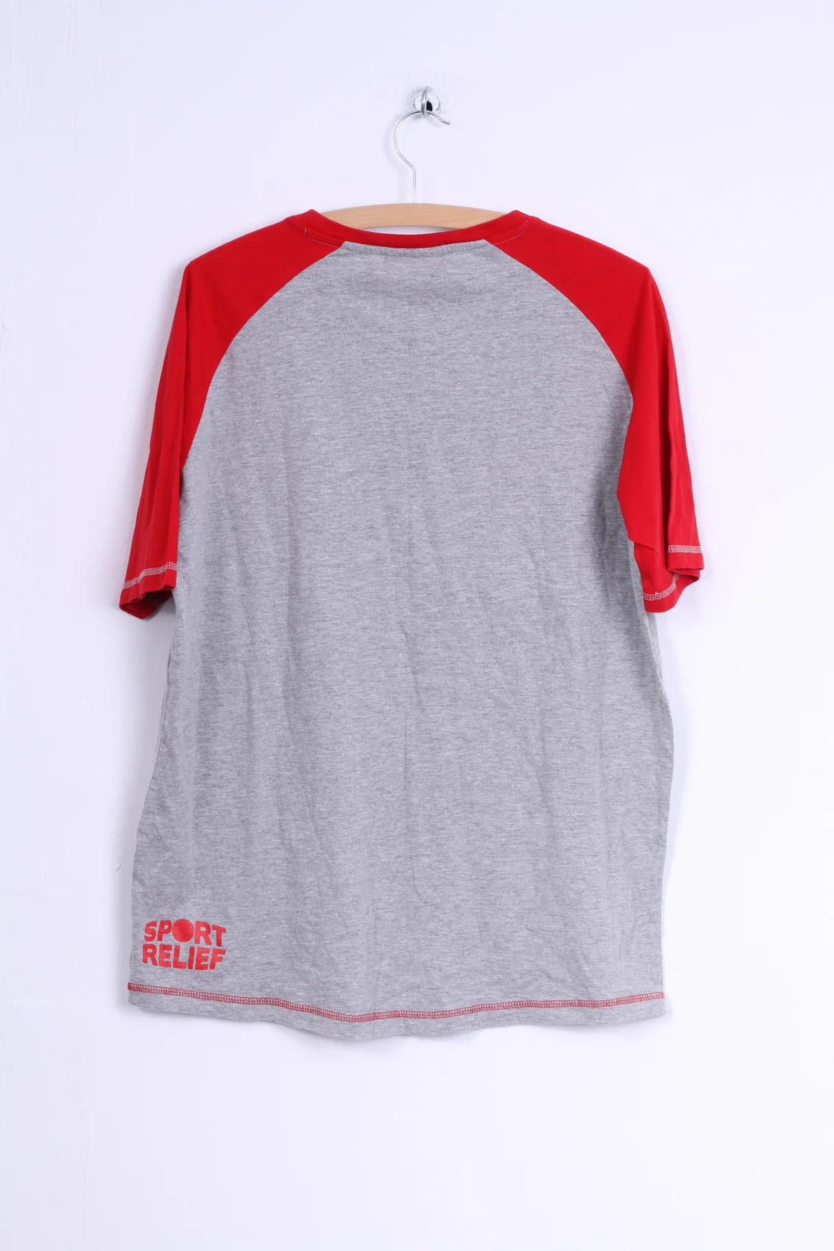 Sport Relief 2012 Mens XL T-Shirt Grey Cotton Crew Neck Graphic - Image 6